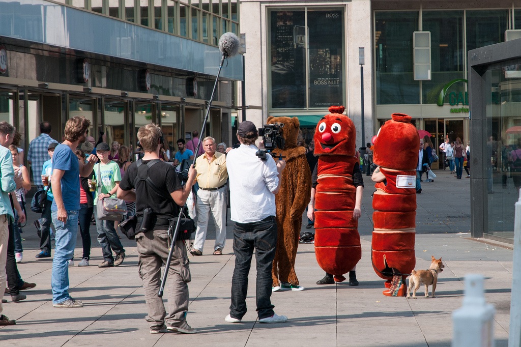 Sausages in Alexander Platz