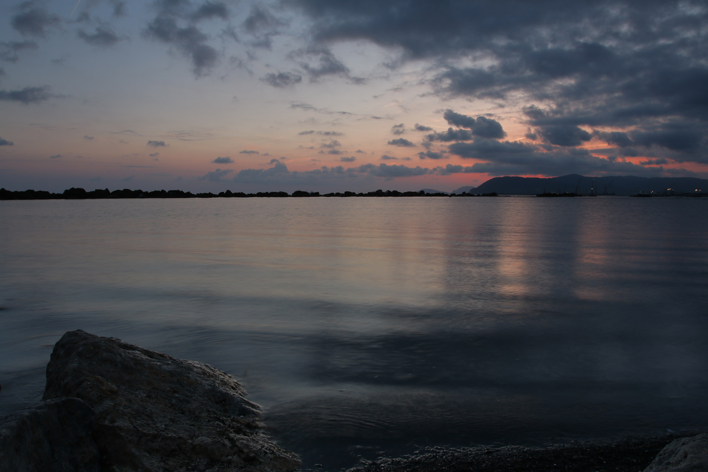 tramonto in versilia