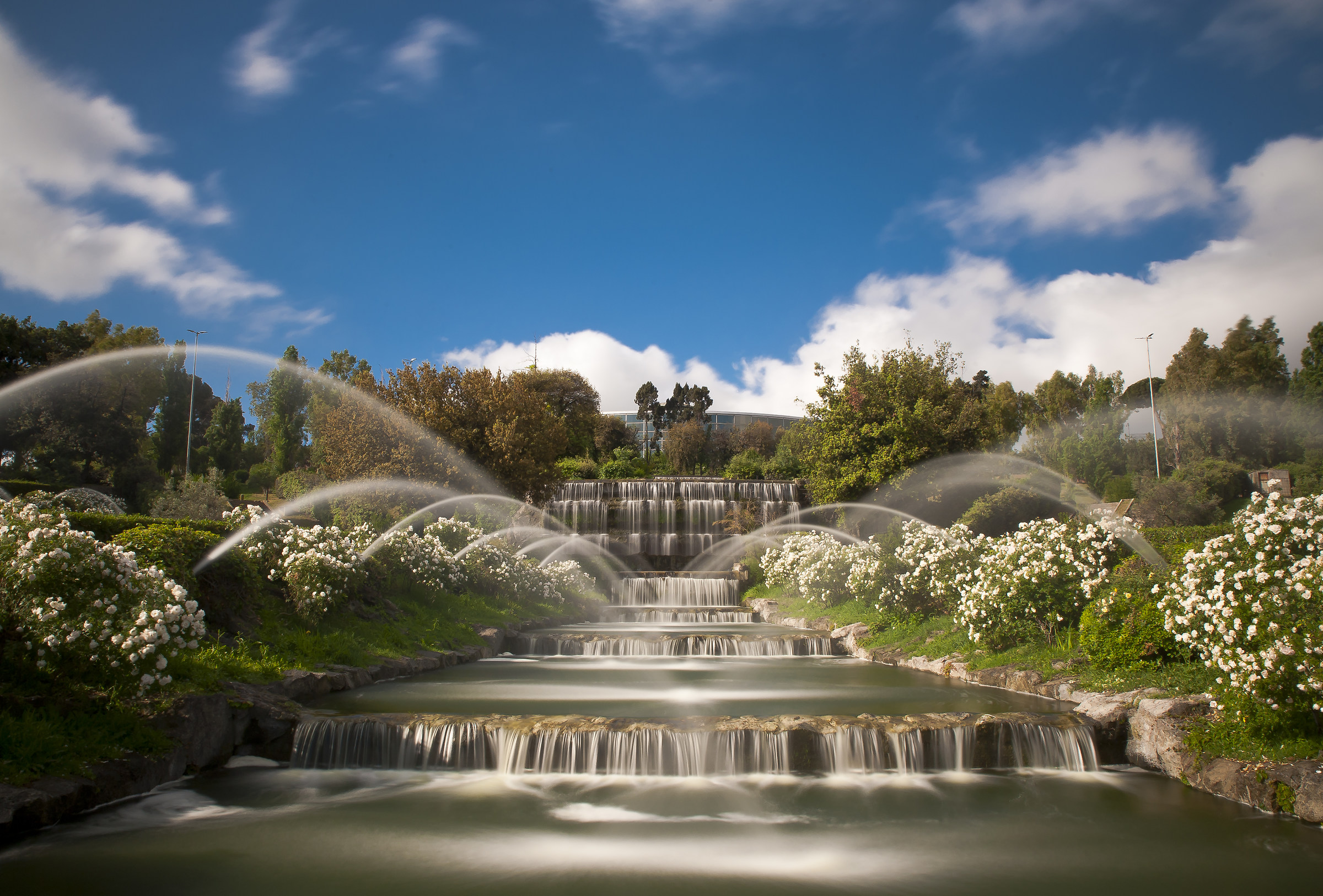 Cascade Garden at the Eur pond