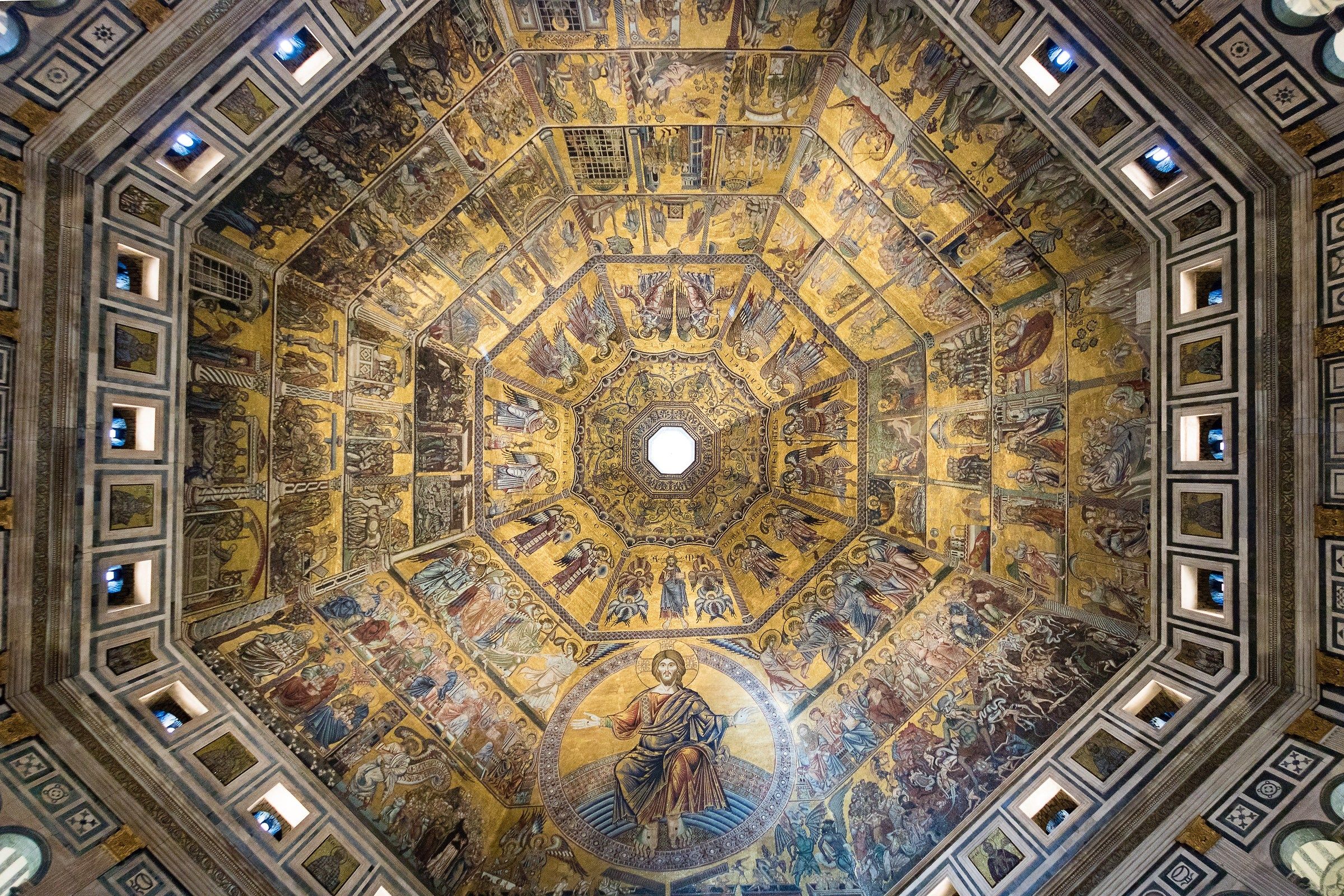 La cupola del battistero