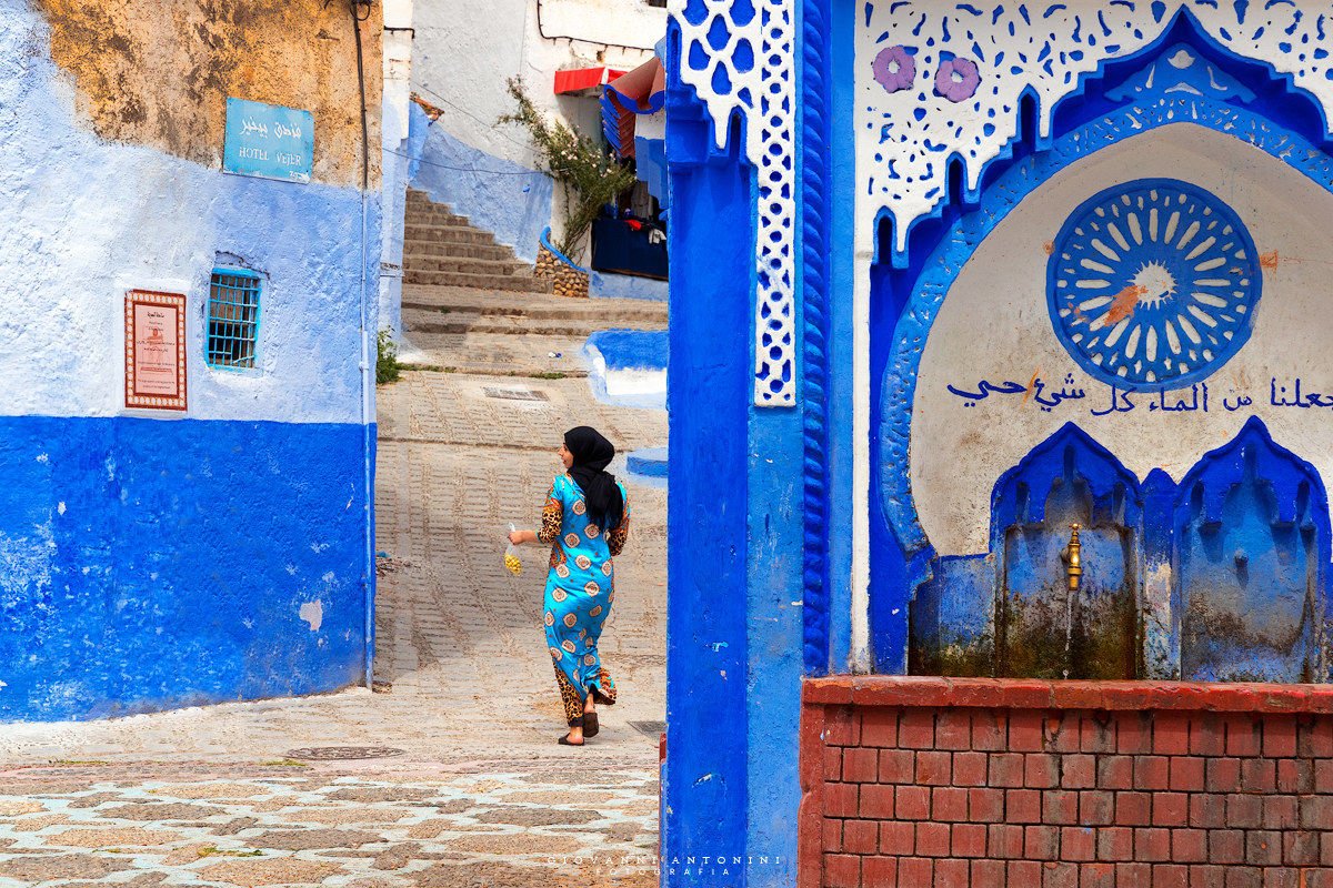 In the streets of Chefchaouen