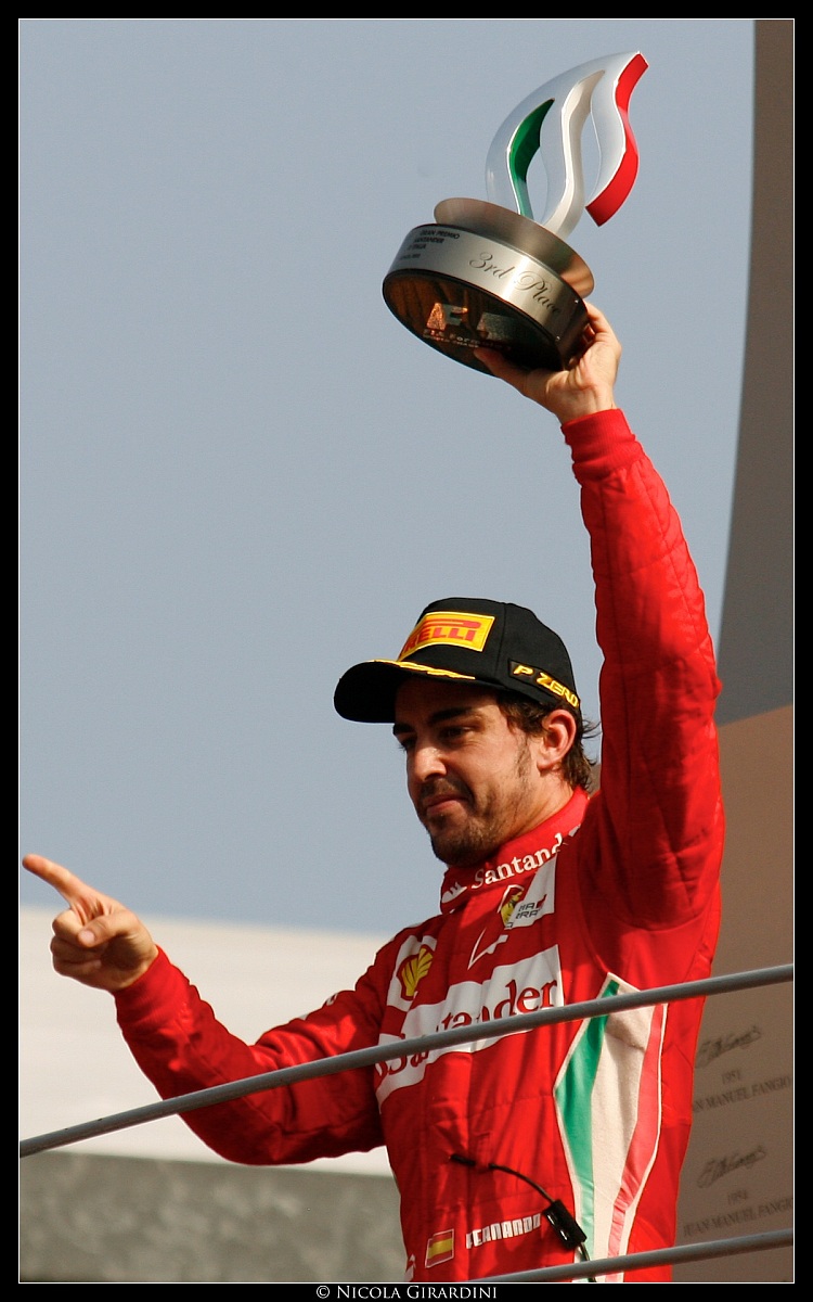 Podium: Fernando Alonso