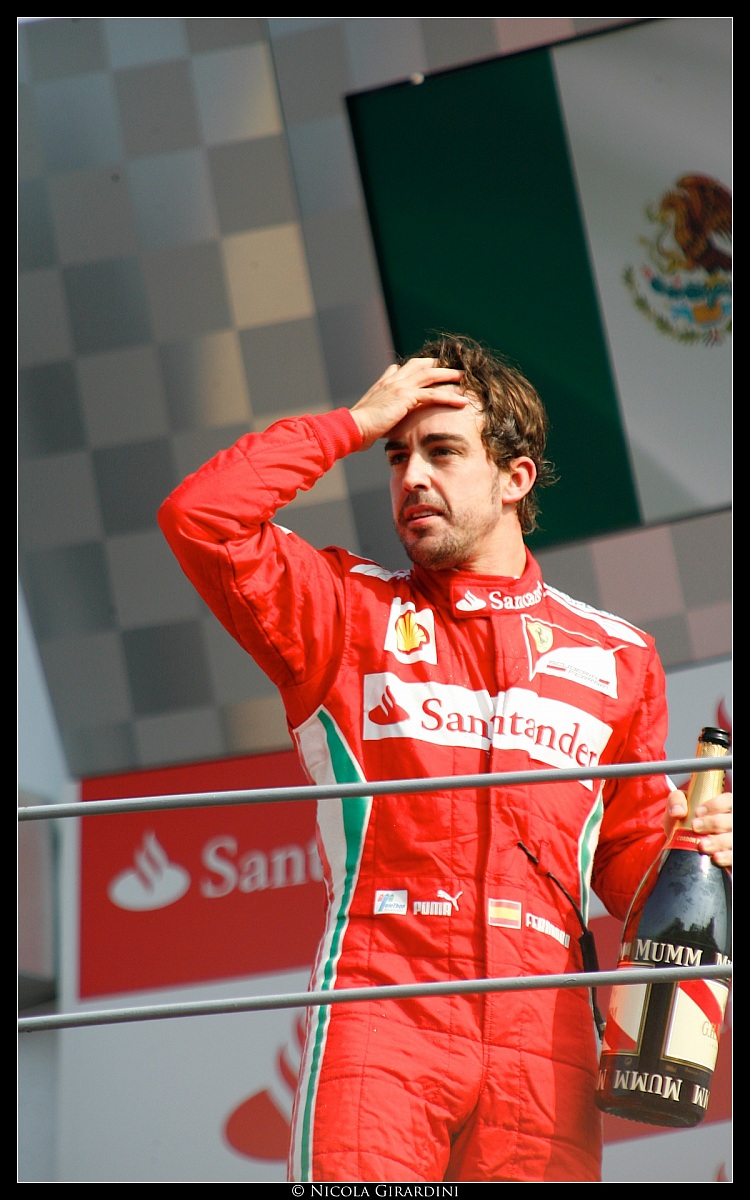 Podium: Fernando Alonso