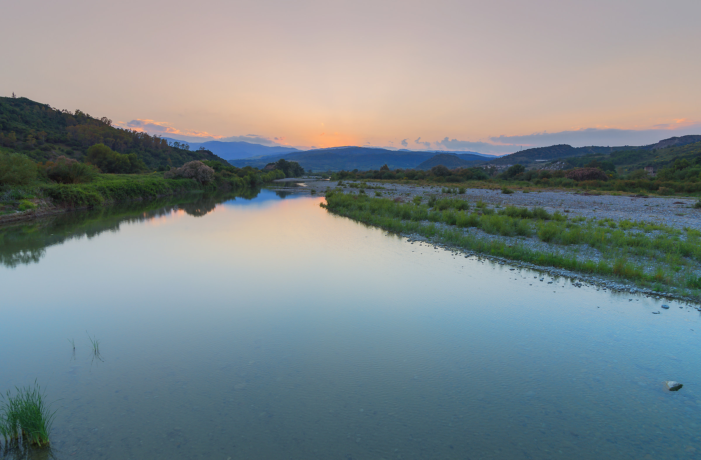Le ultime luci sul fiume!