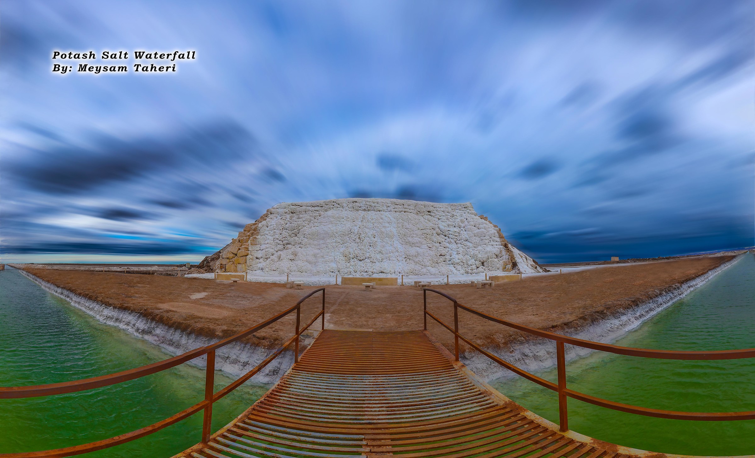 Potash Salt Waterfall