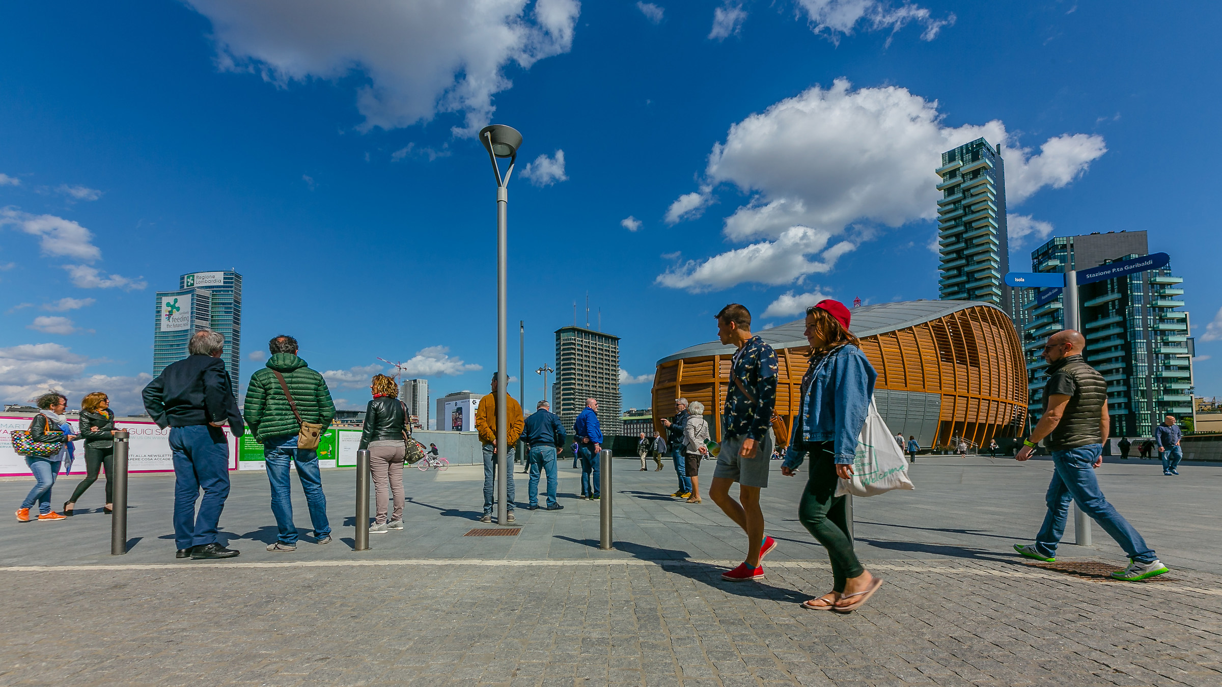 Sole e nuvole a Milano!