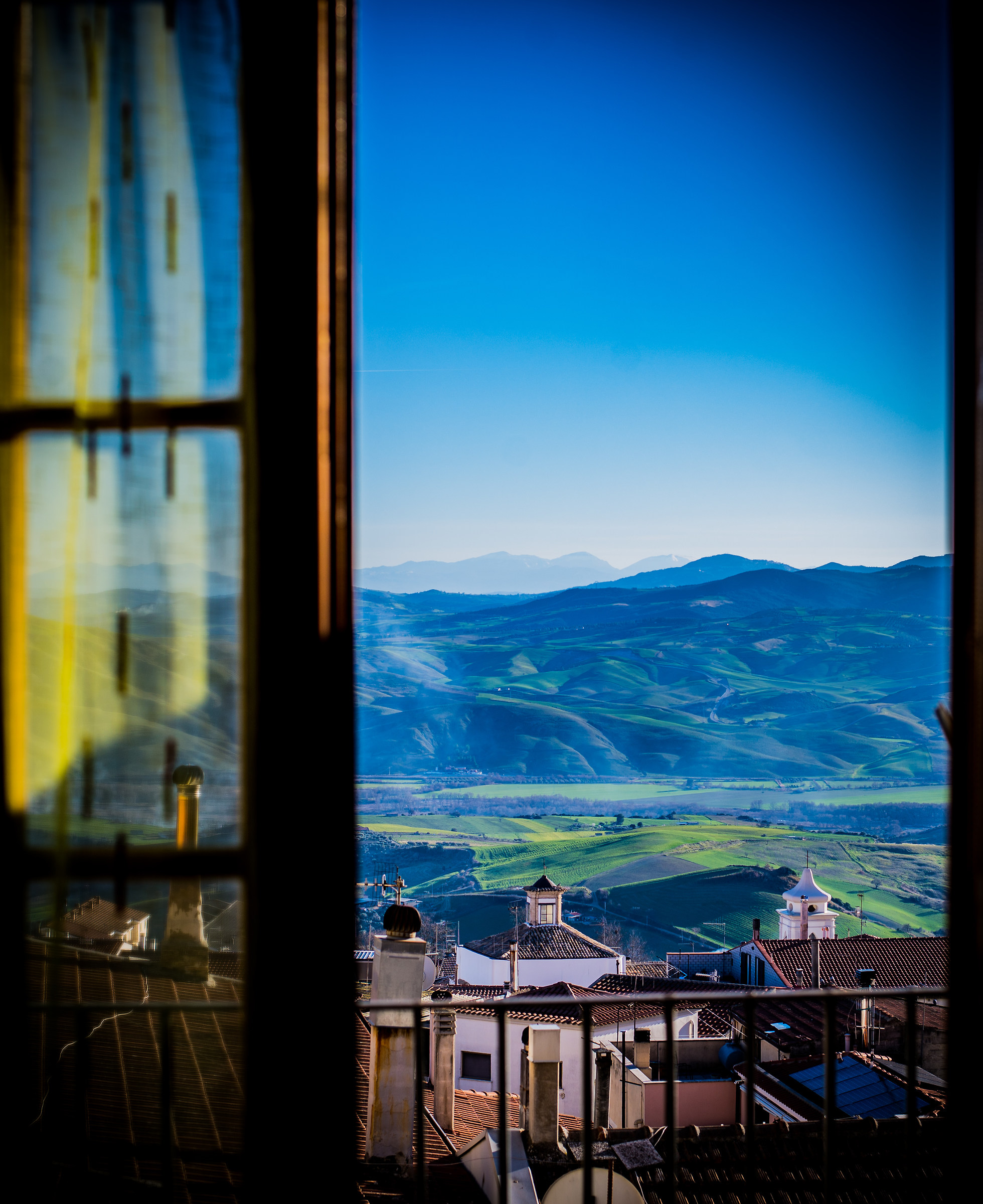 Panorama from the Historic Locanda Prisco in Grassano -MT