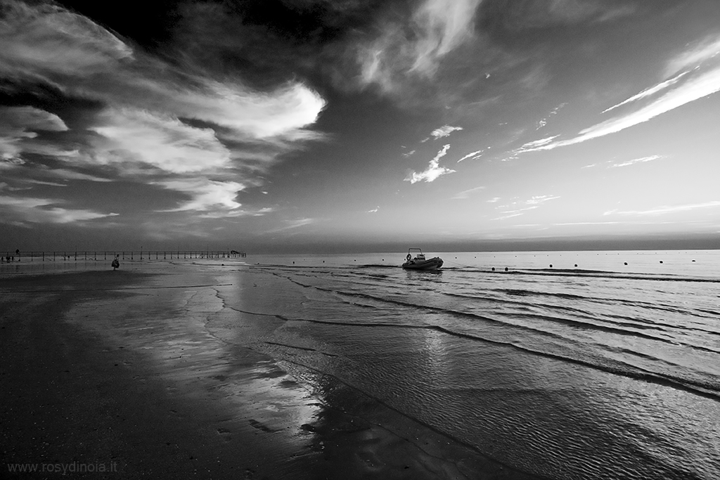 Rimini in black and white
