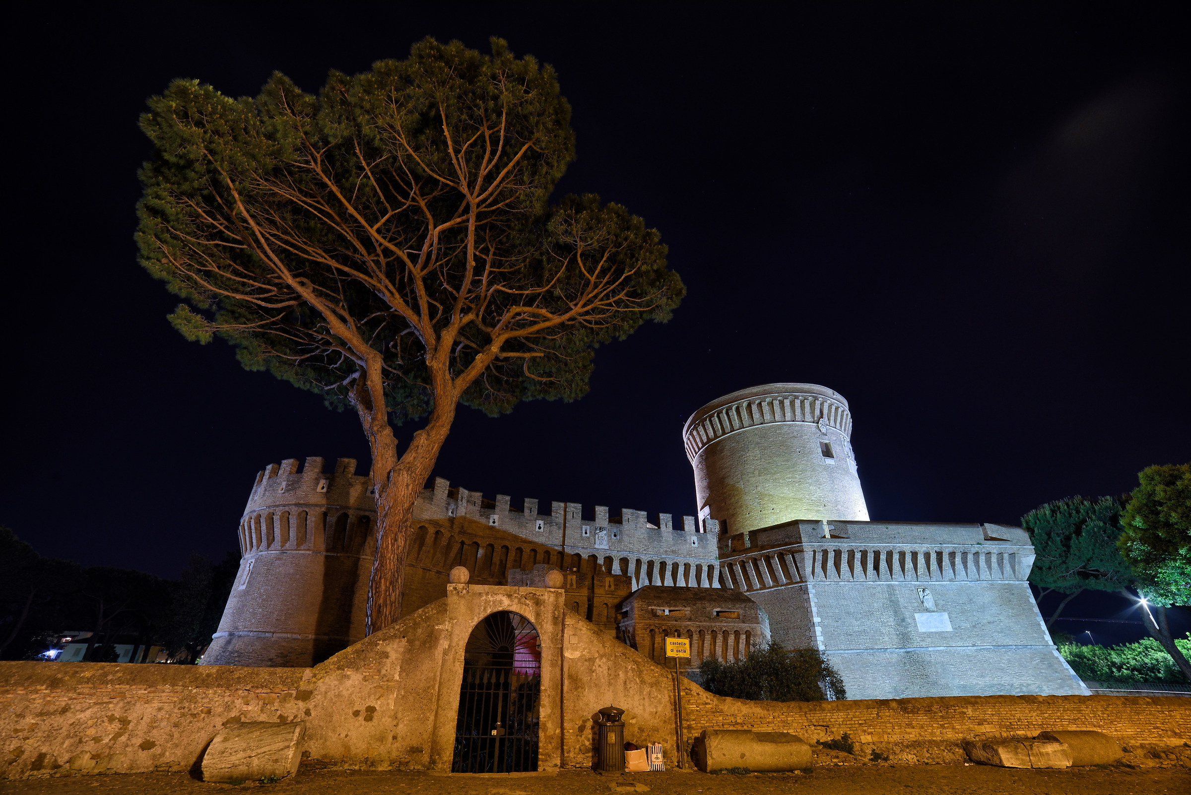 Ancient ostia castle