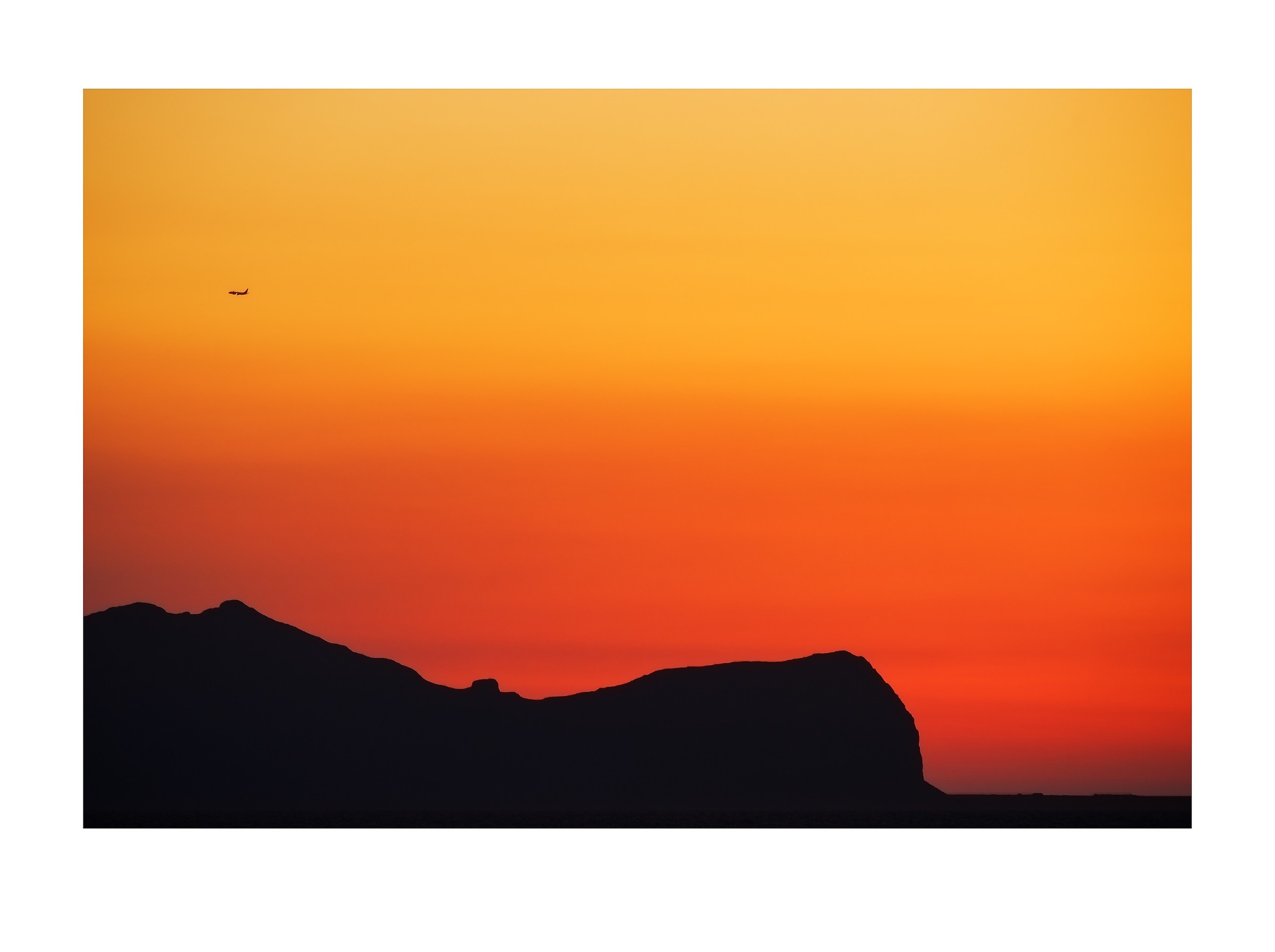 San Vito lo Capo in silhouette