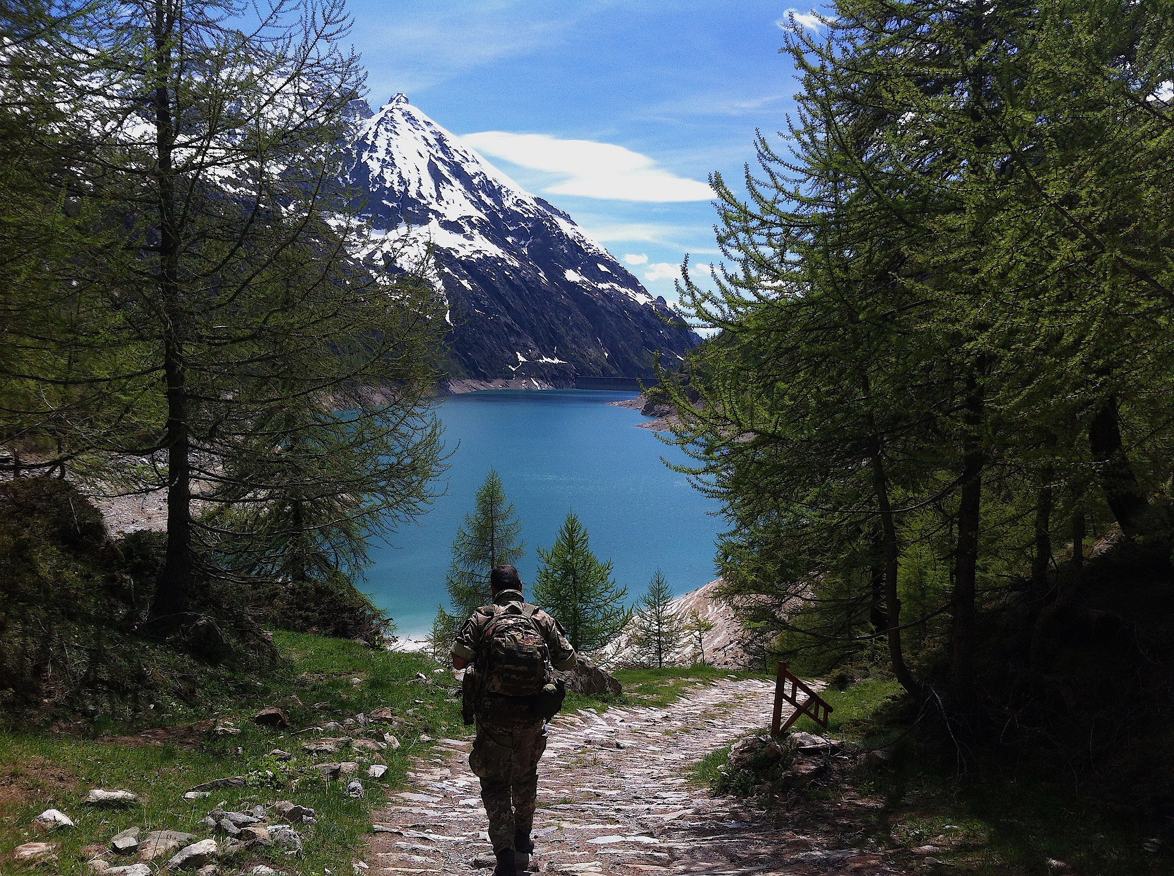 Soldier marching - Val Pelline in Val d'Aosta