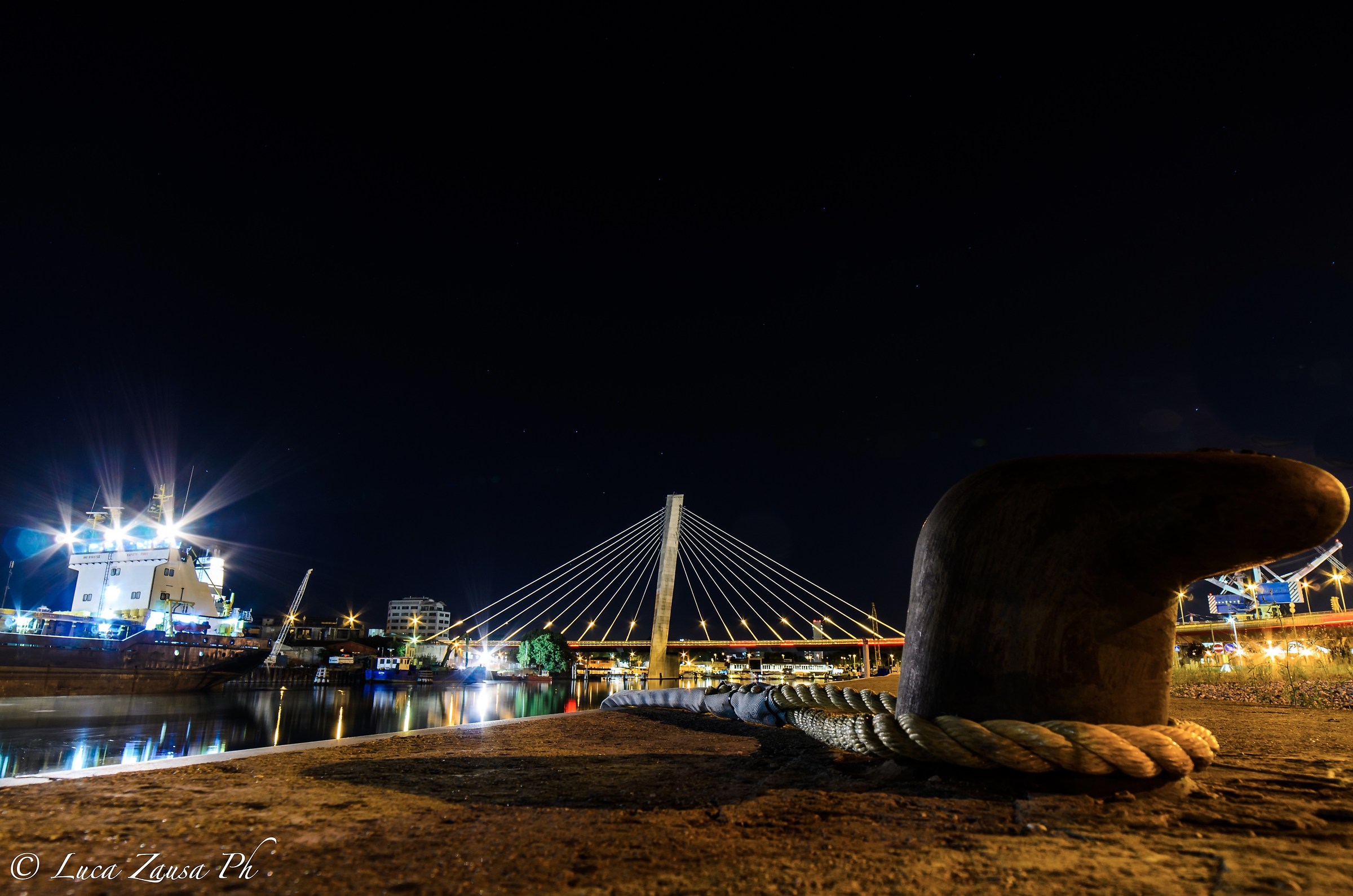 Lights and reflections in Porto Marghera (ve)