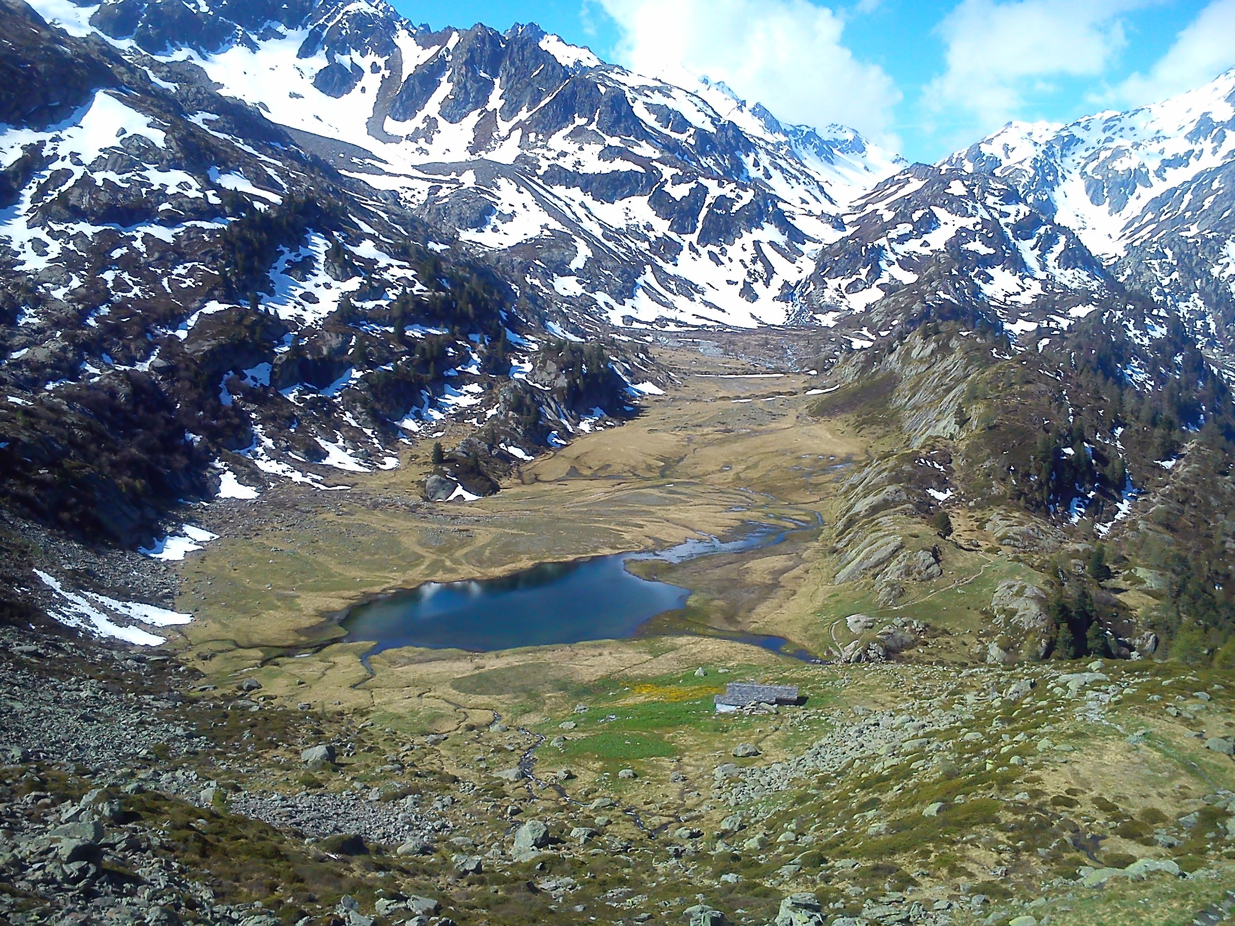 Laghetto zona La Thuille