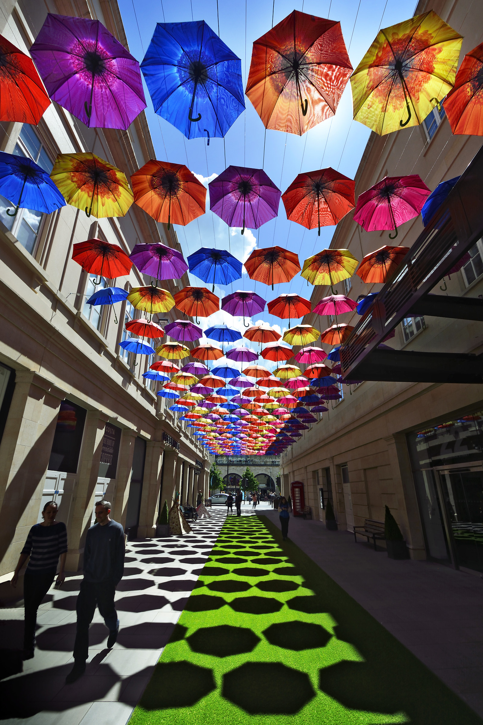 Bath Spa's Beautiful Festival Umbrellas!