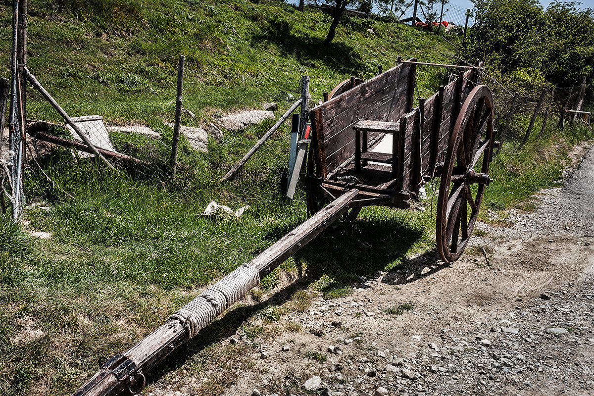 Lungo la strada in Basilicata