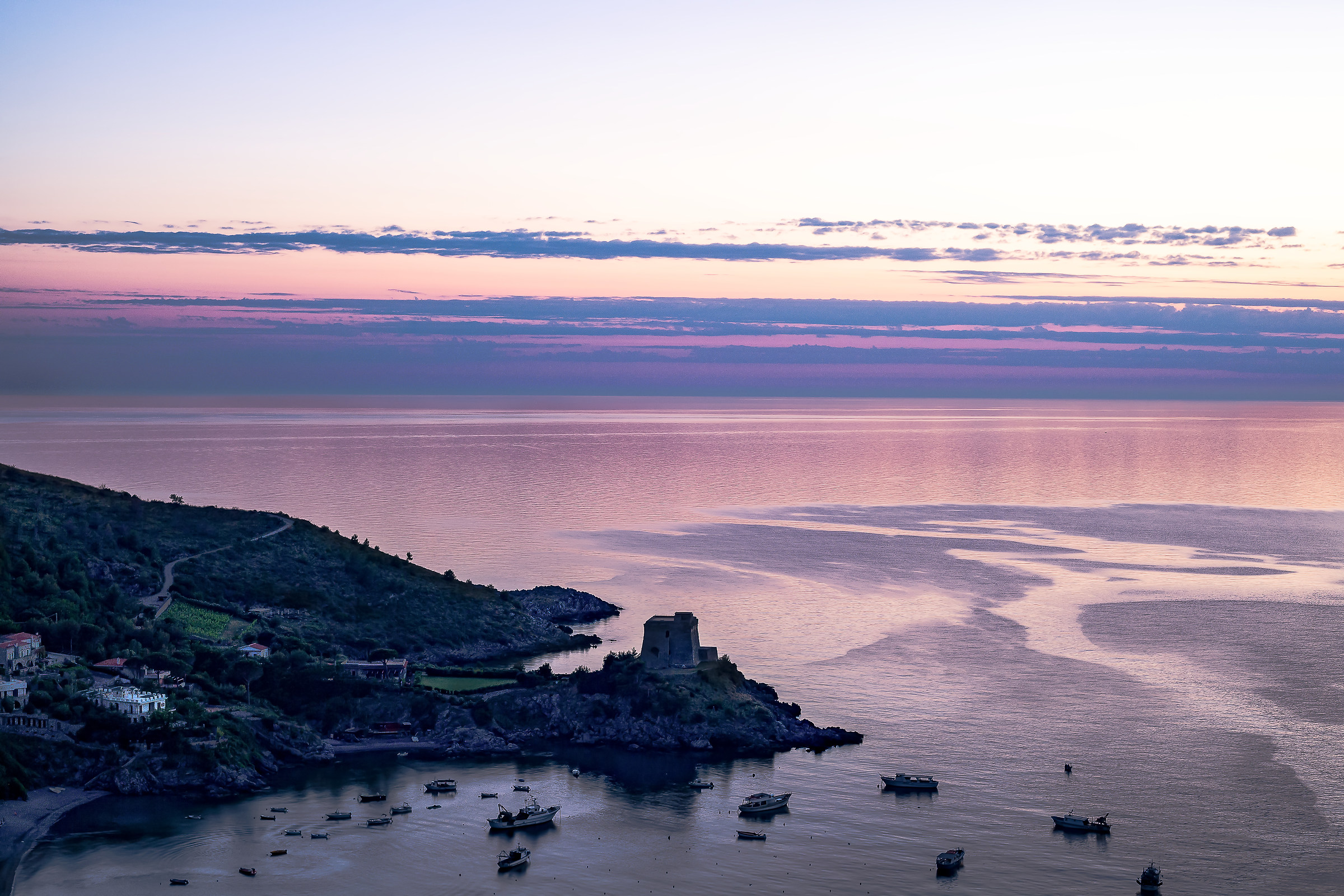 San Nicola Arcella Pink hour ...