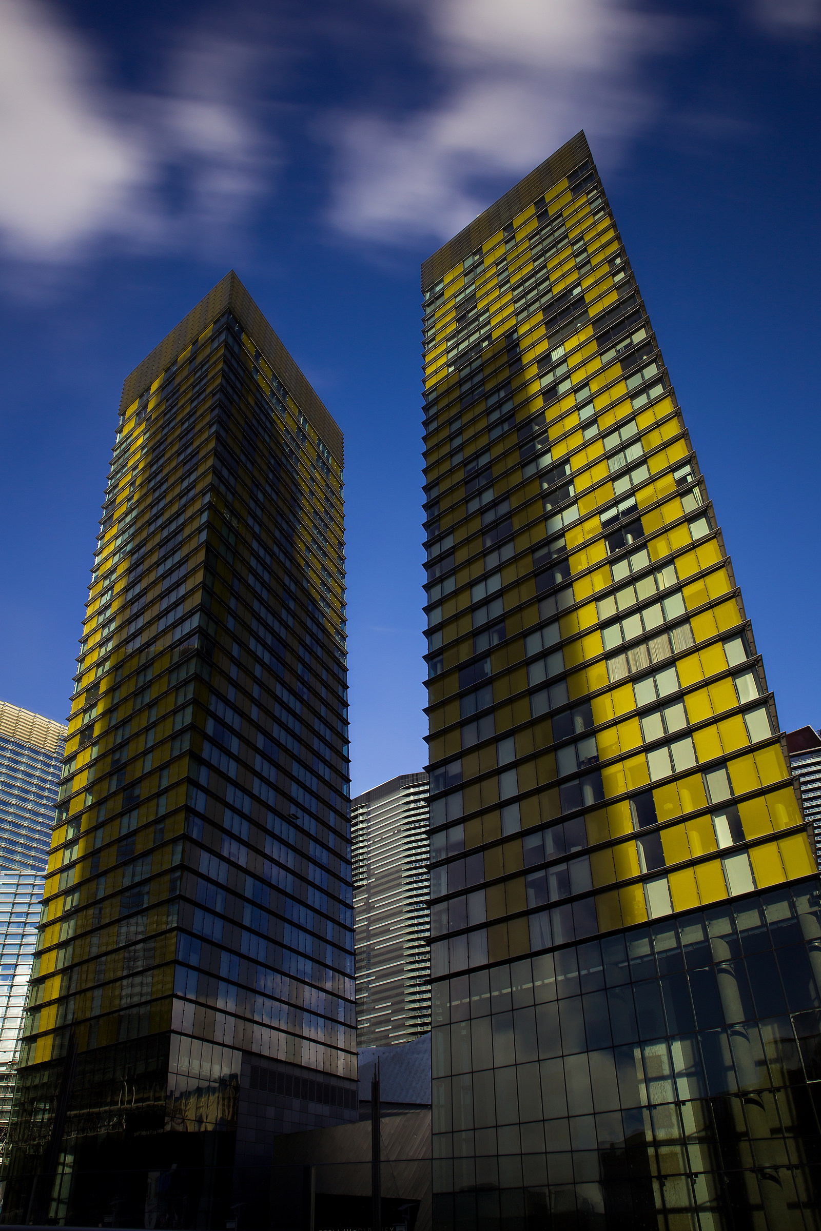 leaning towers, Las vegas, 2016