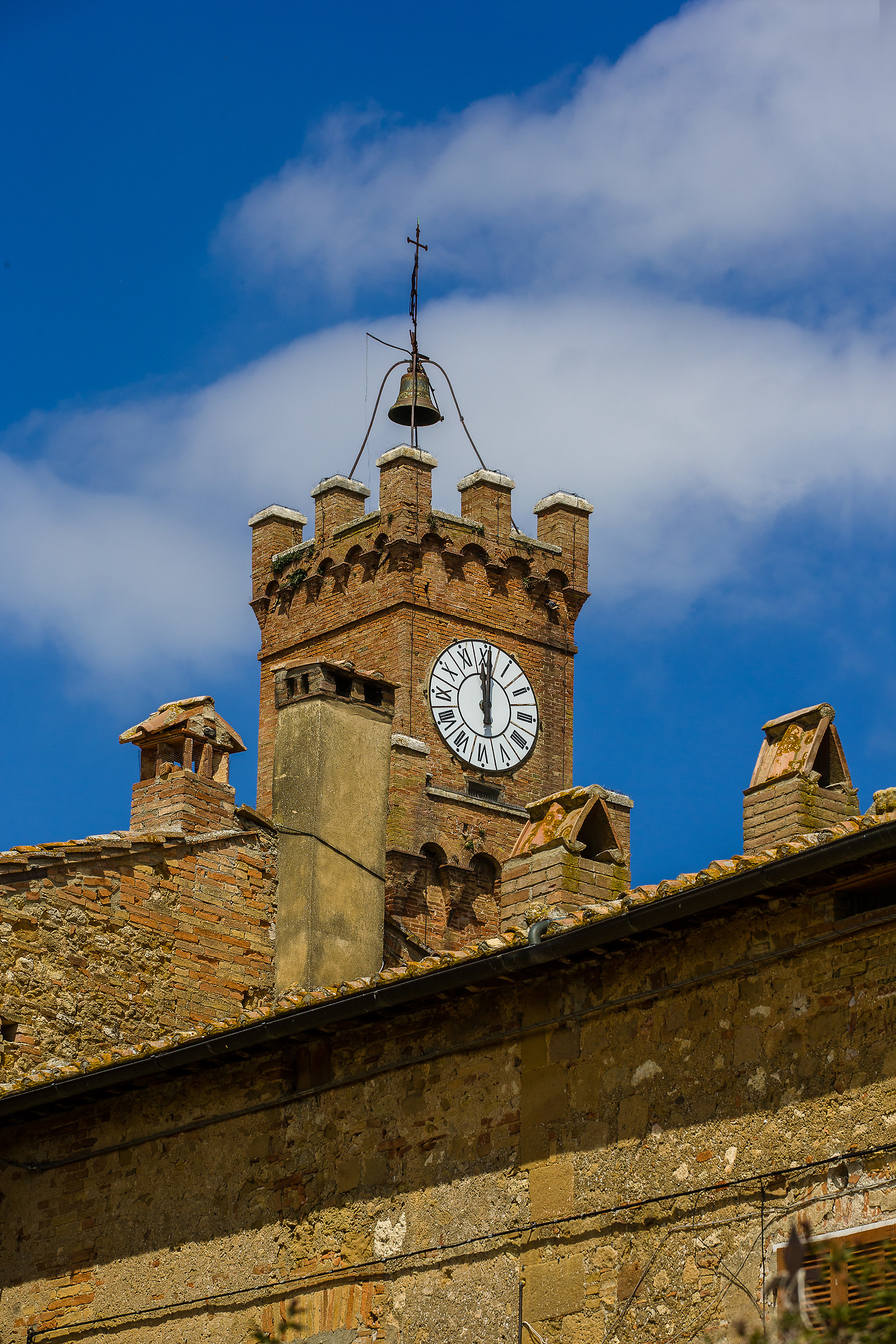 Pienza - La torre orologio