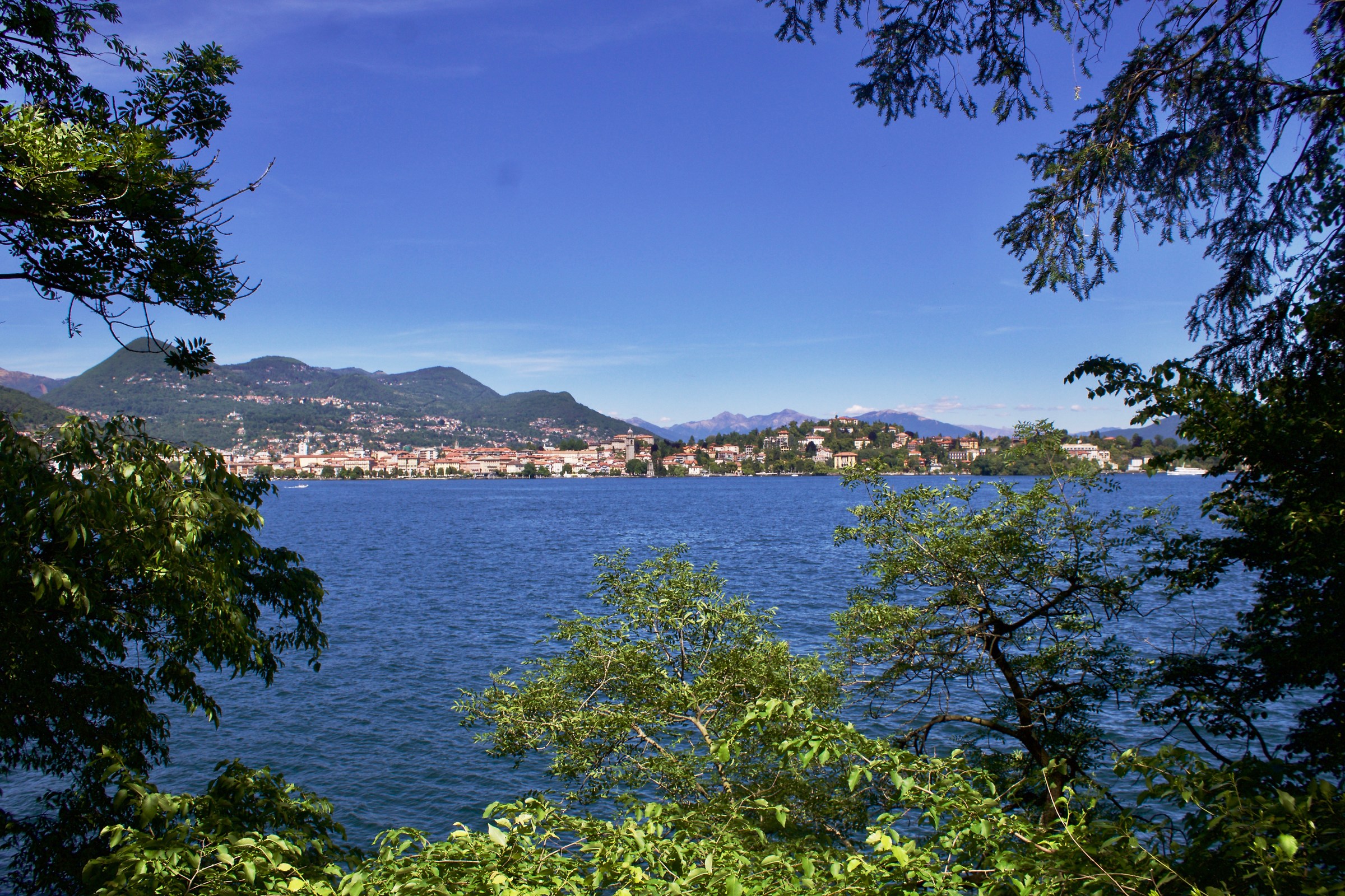 Pallanza from Bella Island