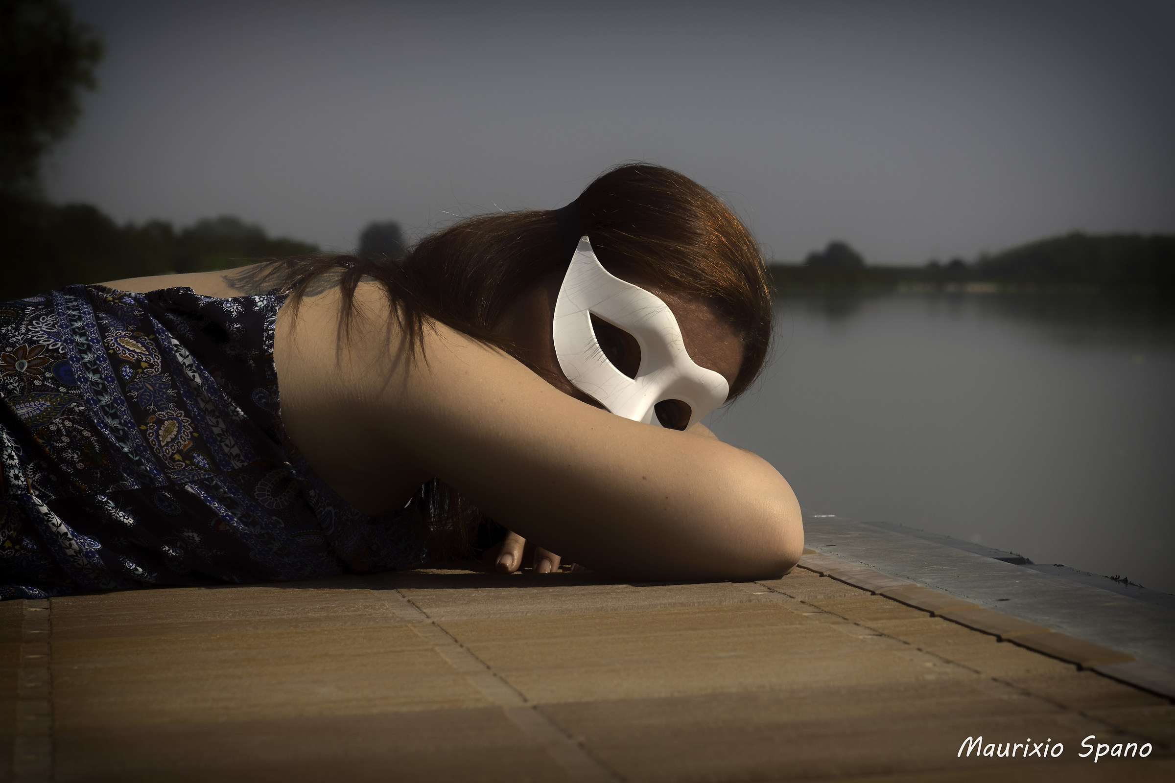 Masks on the river ...