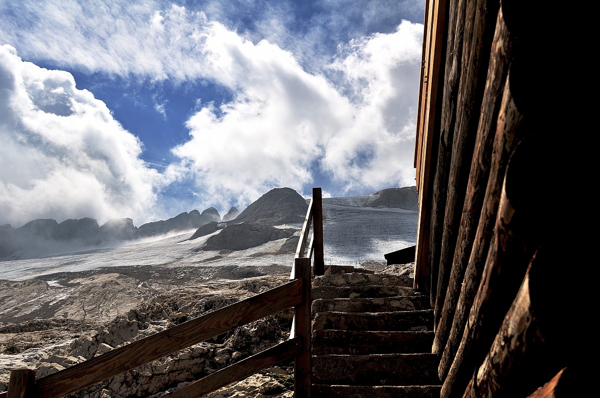 Glacier of the Marmolada