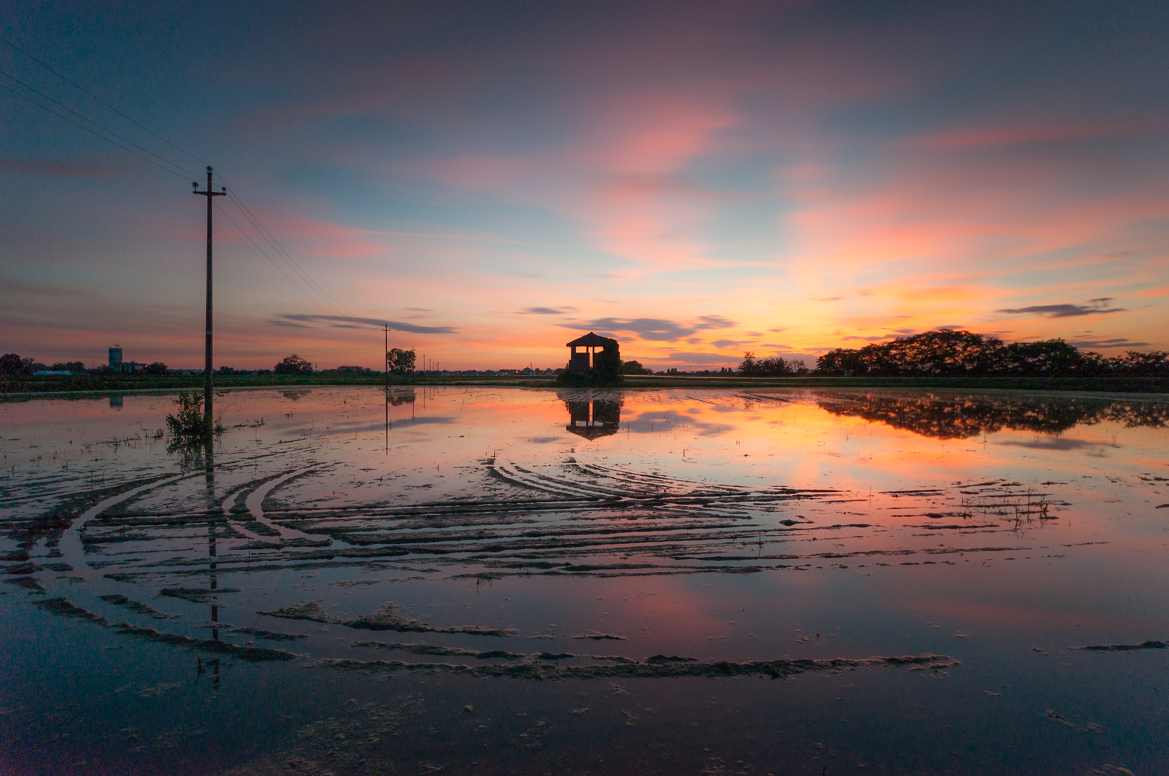 Cave in the paddy field near Belgioioso (pv)