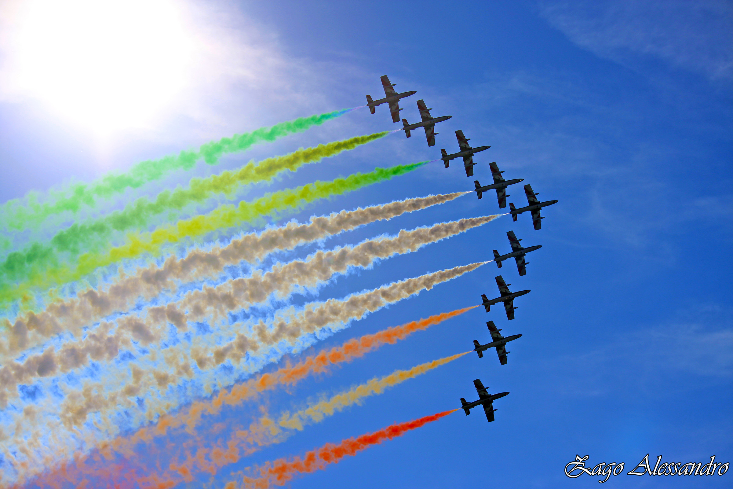 Tricolore under the sun...