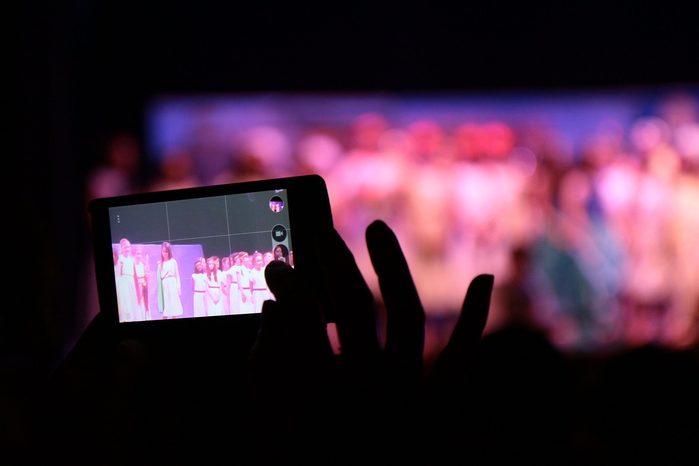 Photographing at the Theater