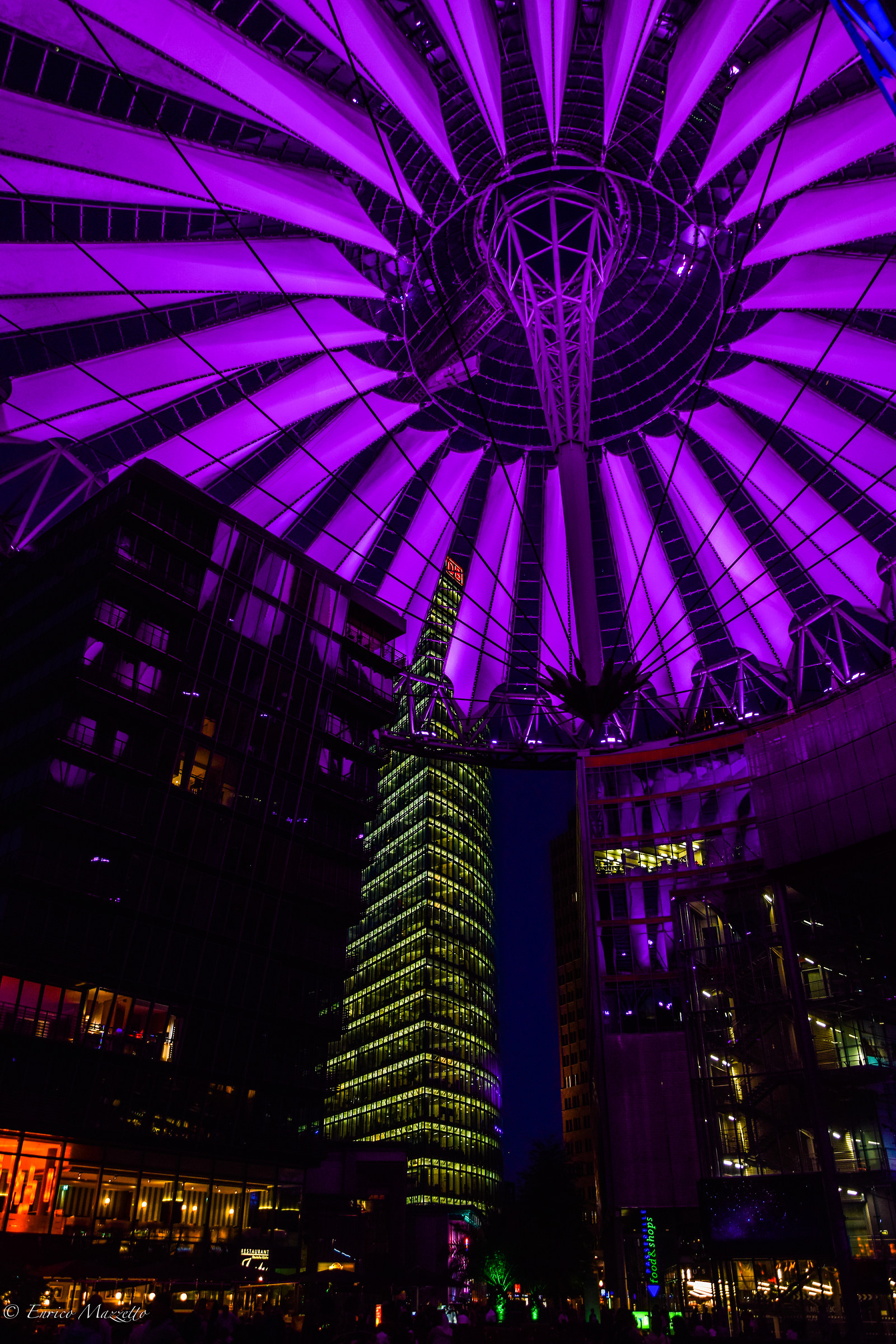 The colors of the Sony Center