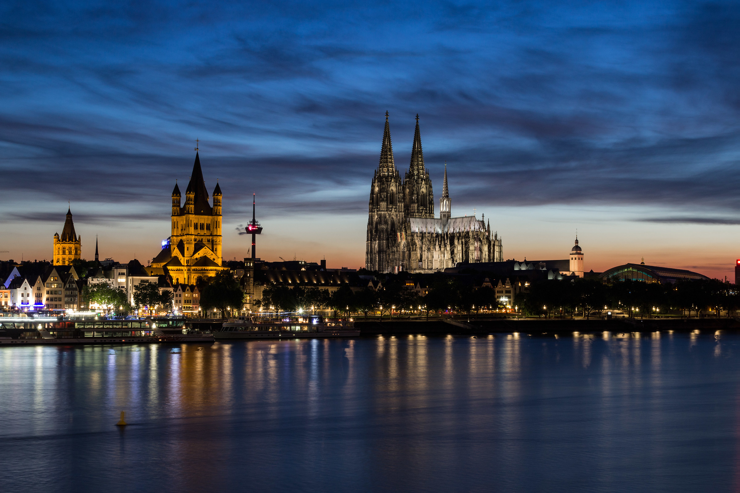 Cologne, night (second version)