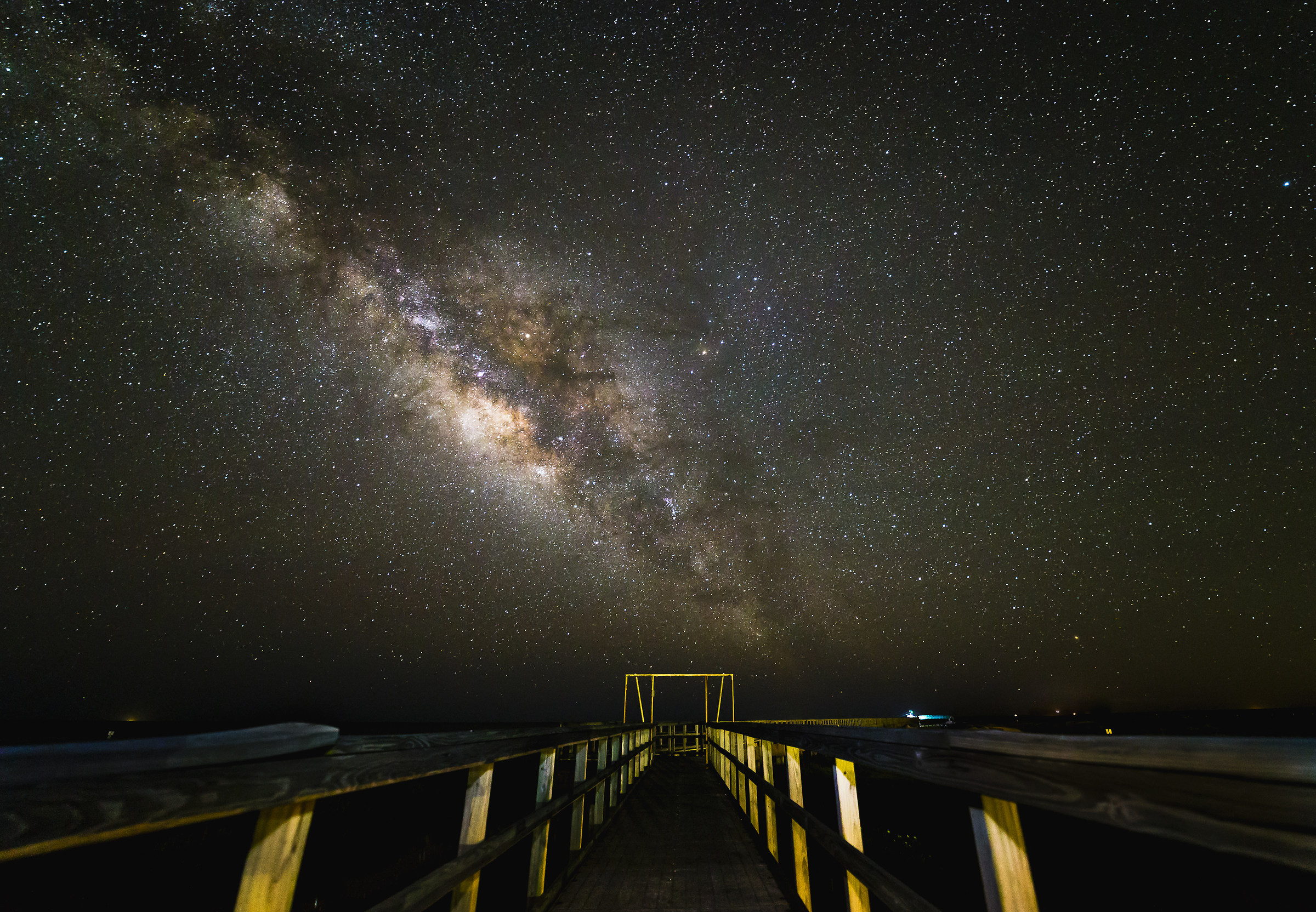 Il centro galattico sopra il Golfo del Messico