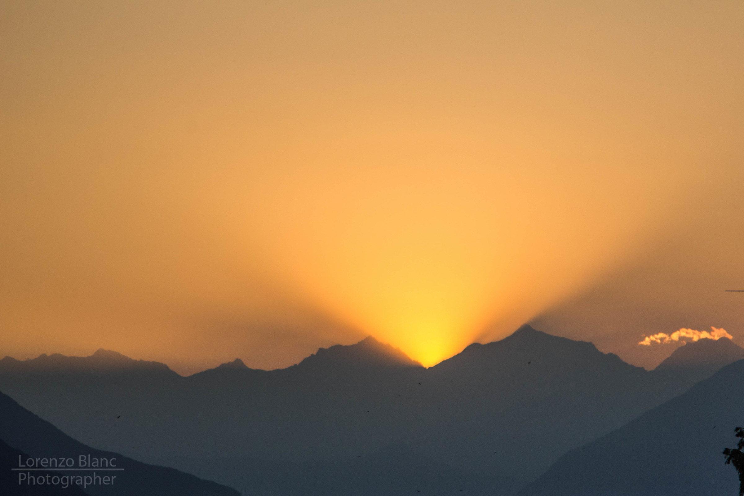 Sunset .... Beyond the Peaks !!!