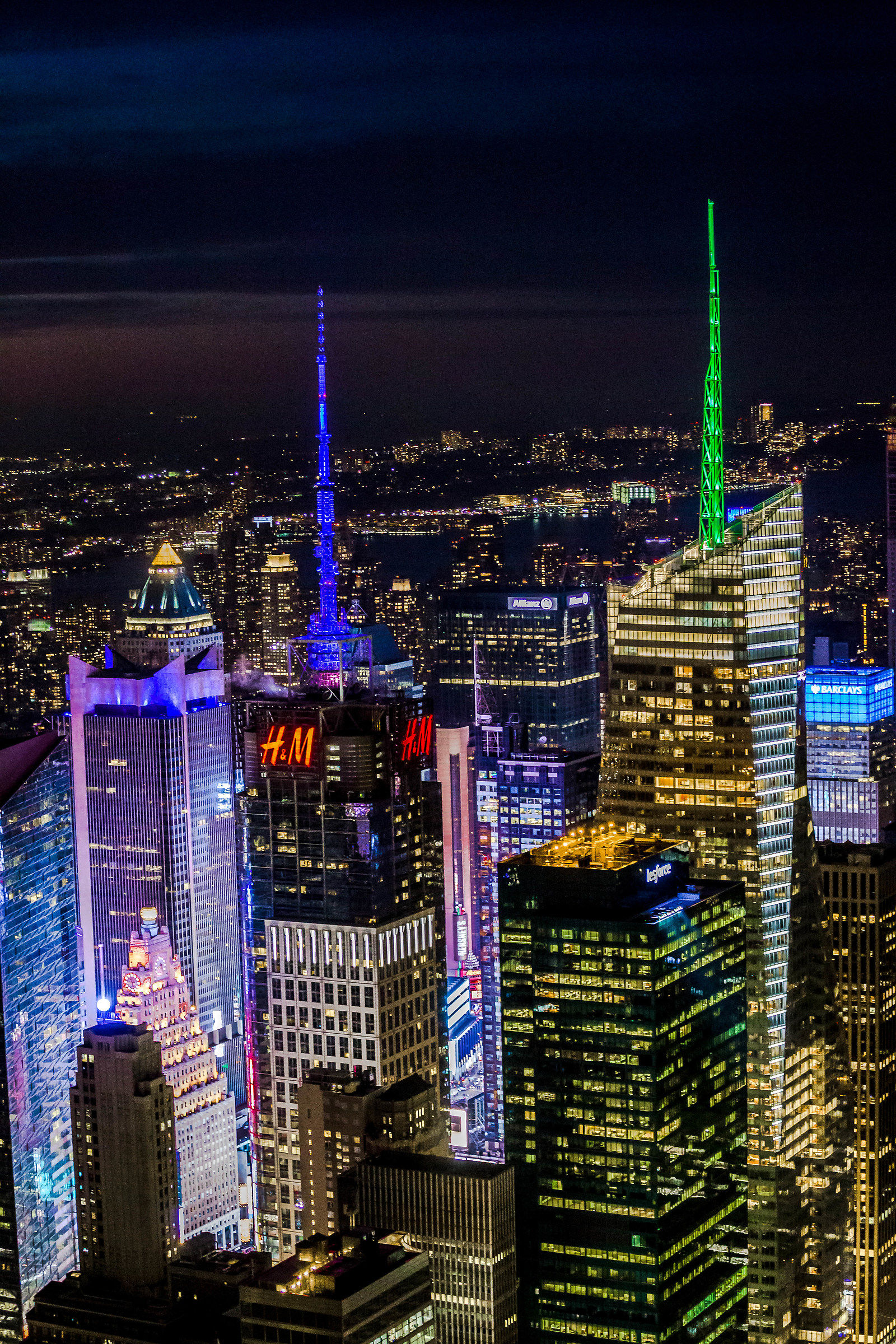 Night from the Empire State Building