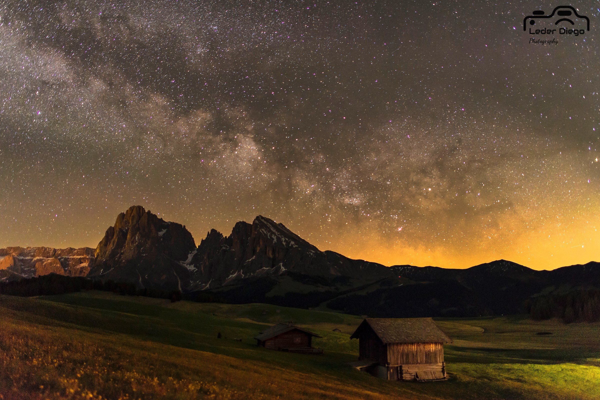 Night in the Sieser Alm