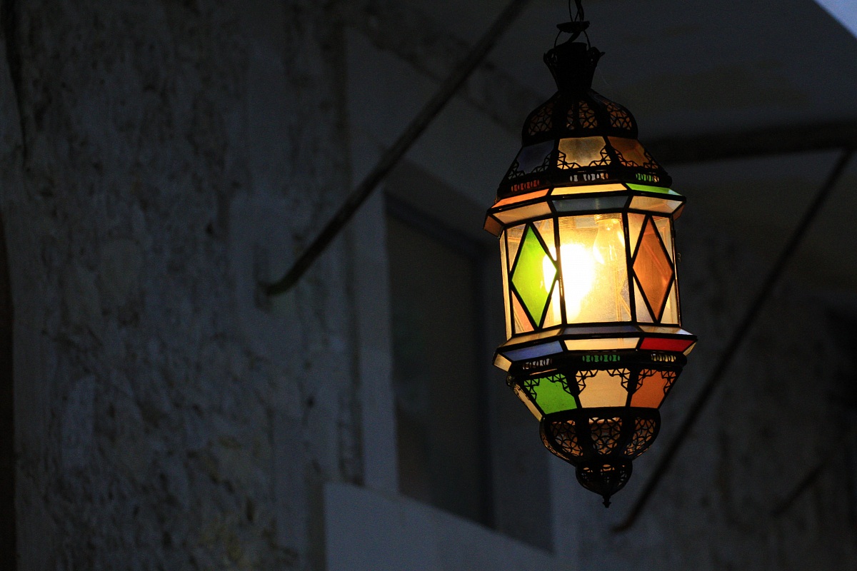 Una lampada rilassante