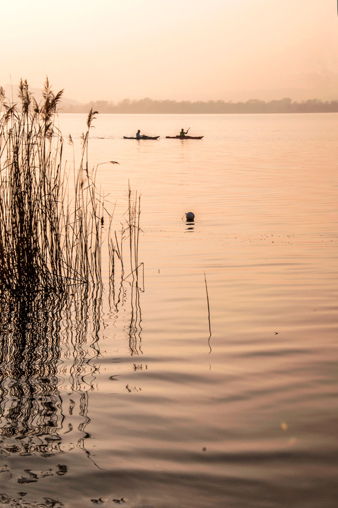 Sunset over Lake Pusiano 1