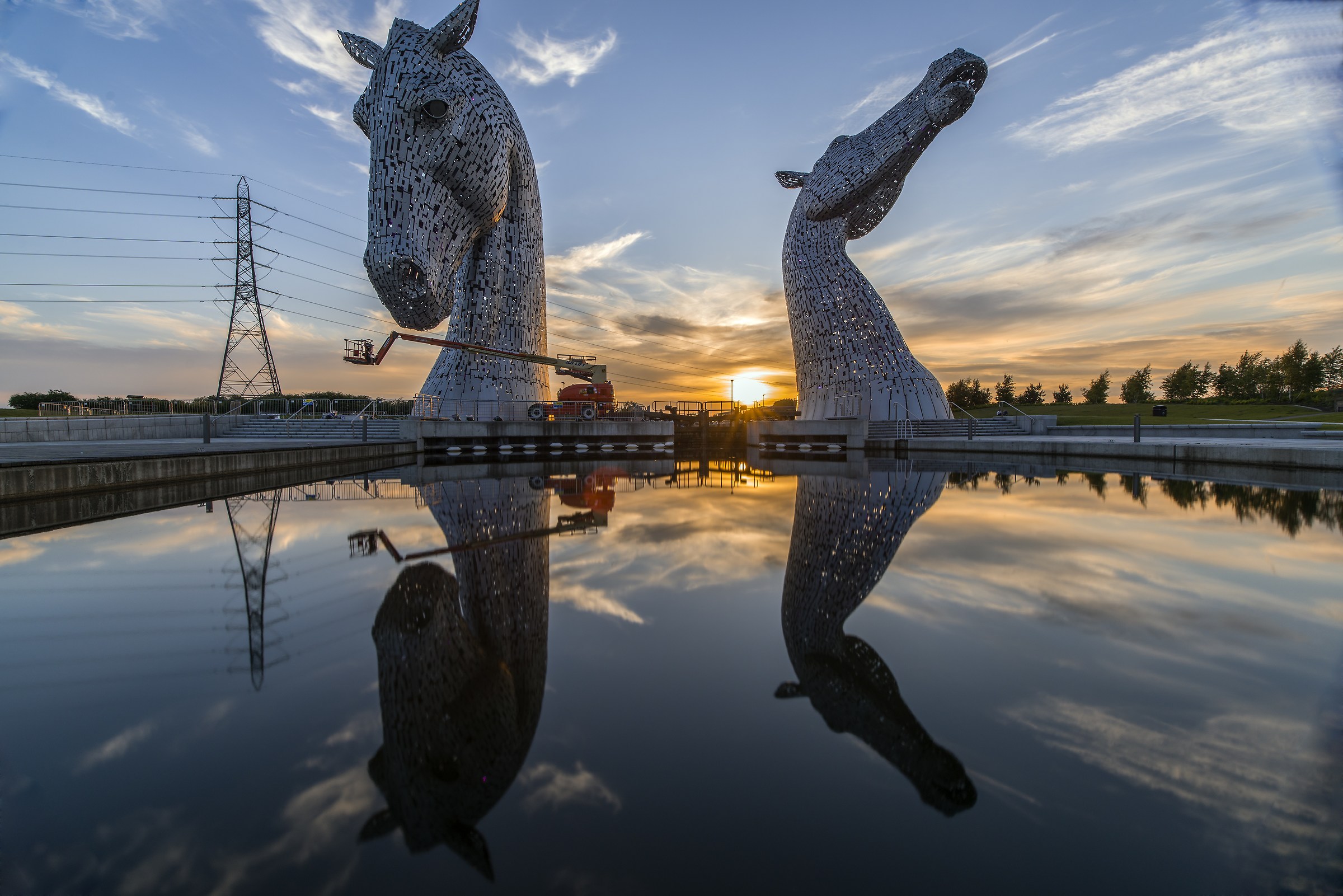 The Kelpie sunset