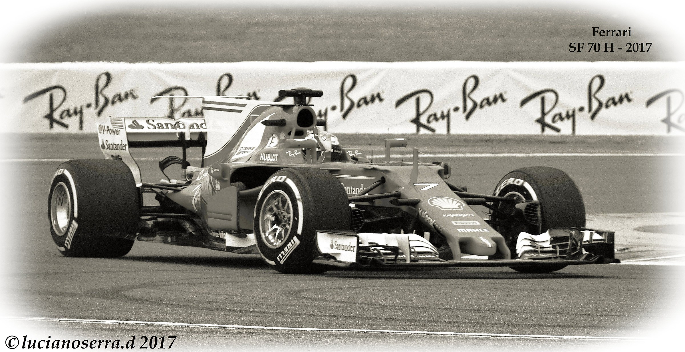 Un saluto da Kimi Raikkonen dalla Ferrari SF 70 H  2017