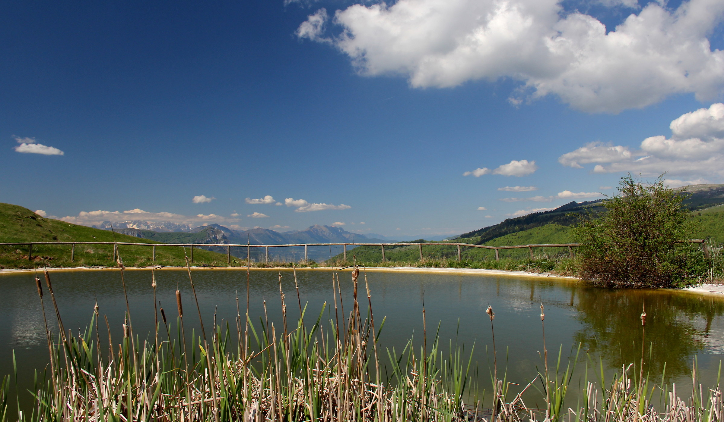 Pozza d'acqua in Lessinia