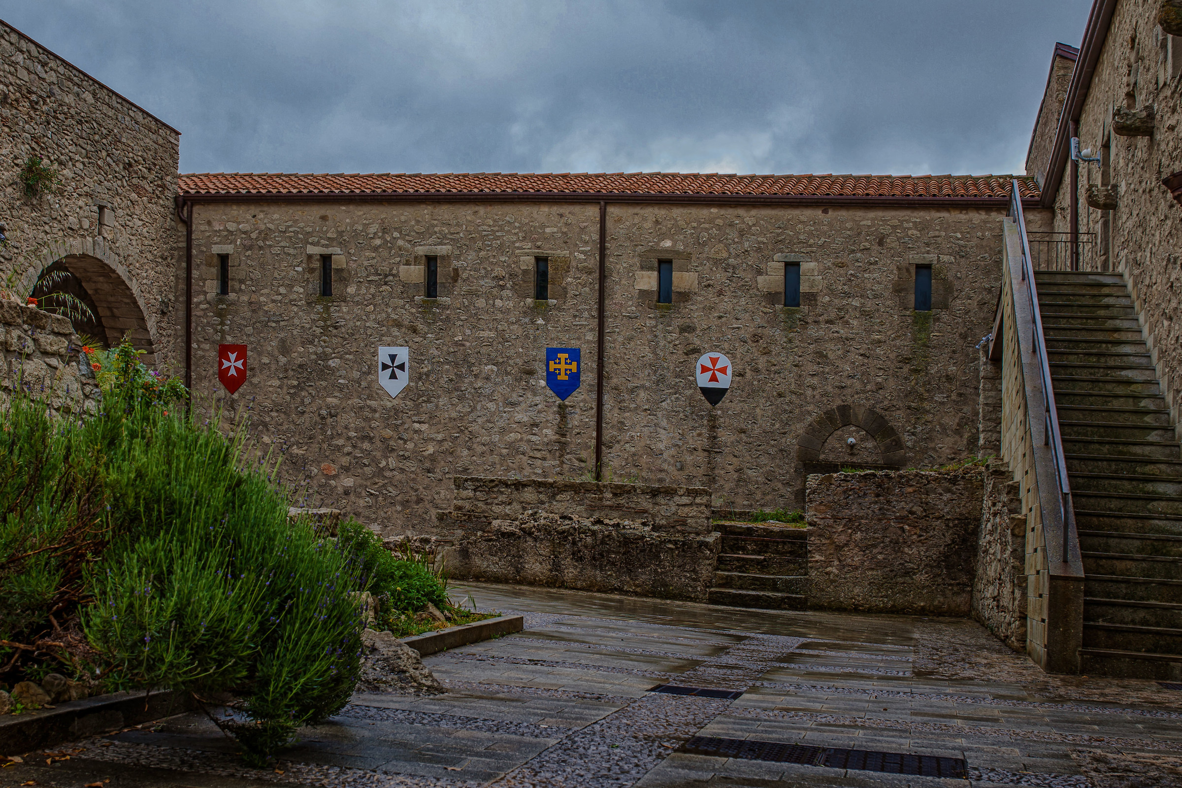 The entrance to the Castle