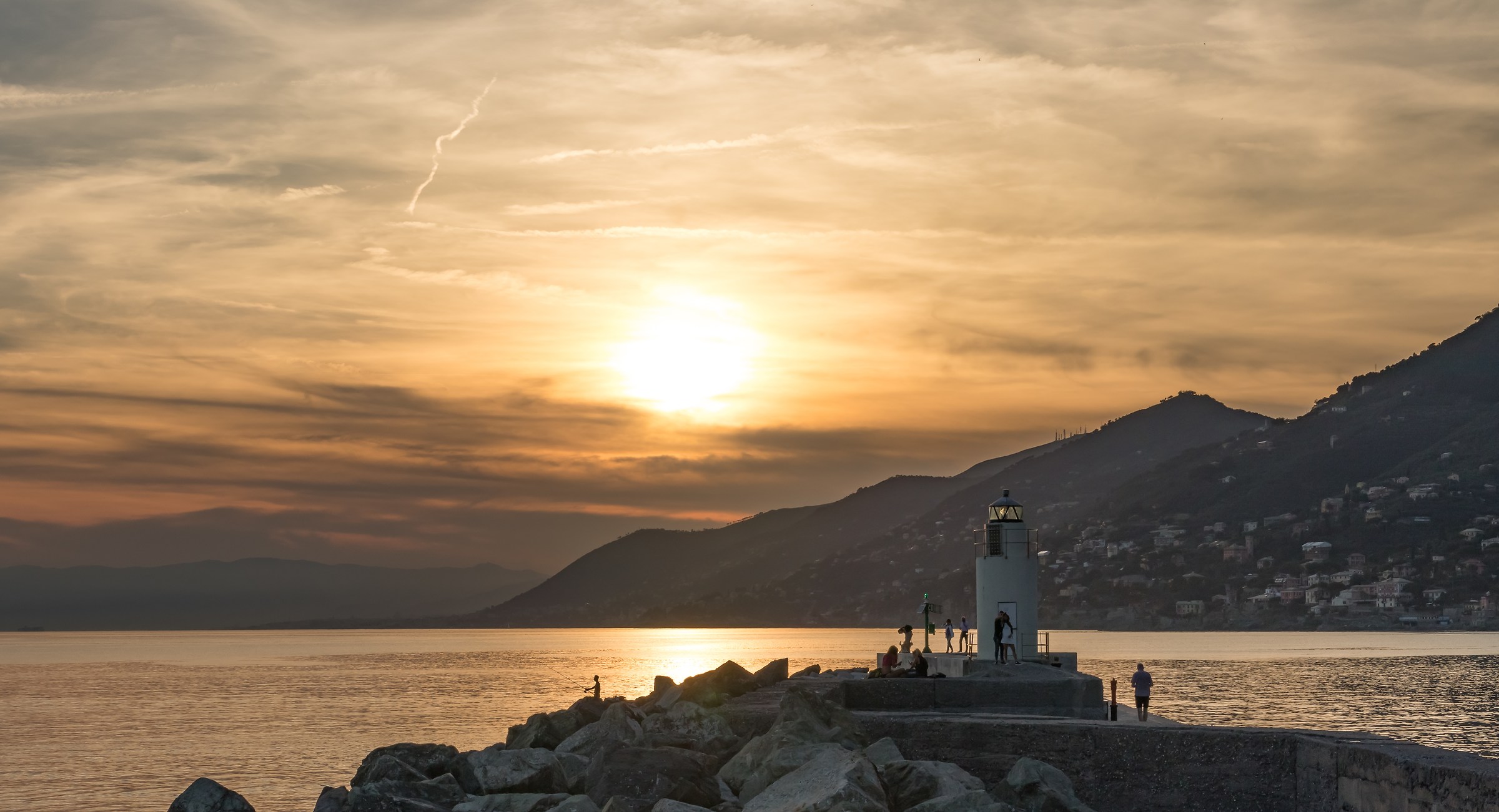 Tramonto a Camogli