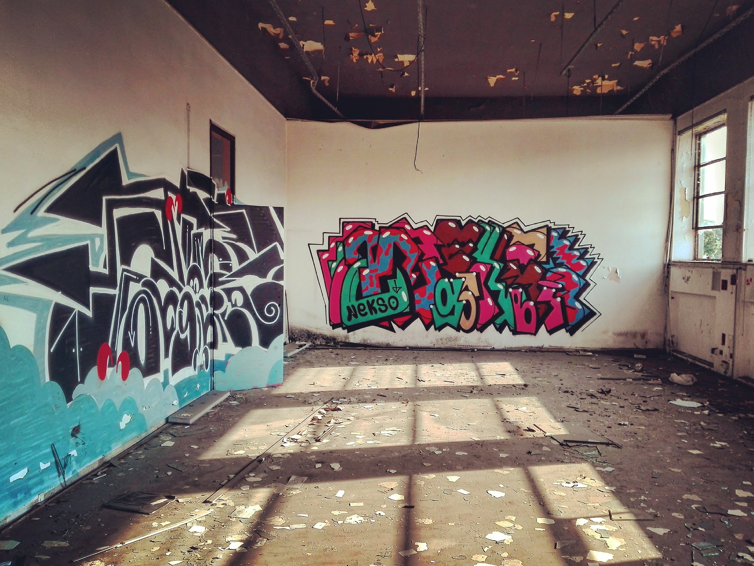 Abandoned urban landscape