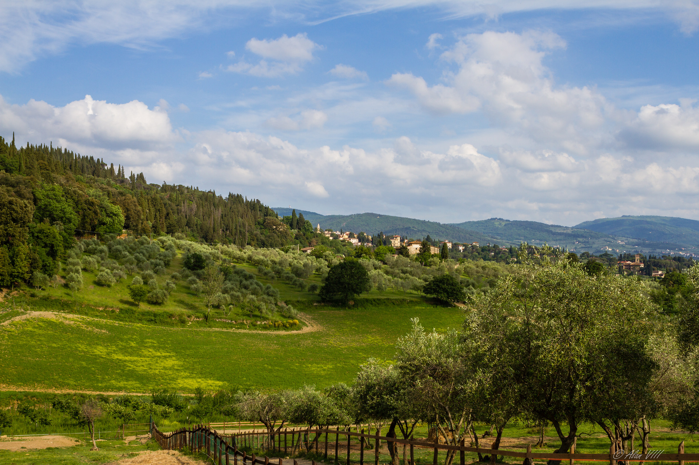 La tenuta della Villa di Maiano