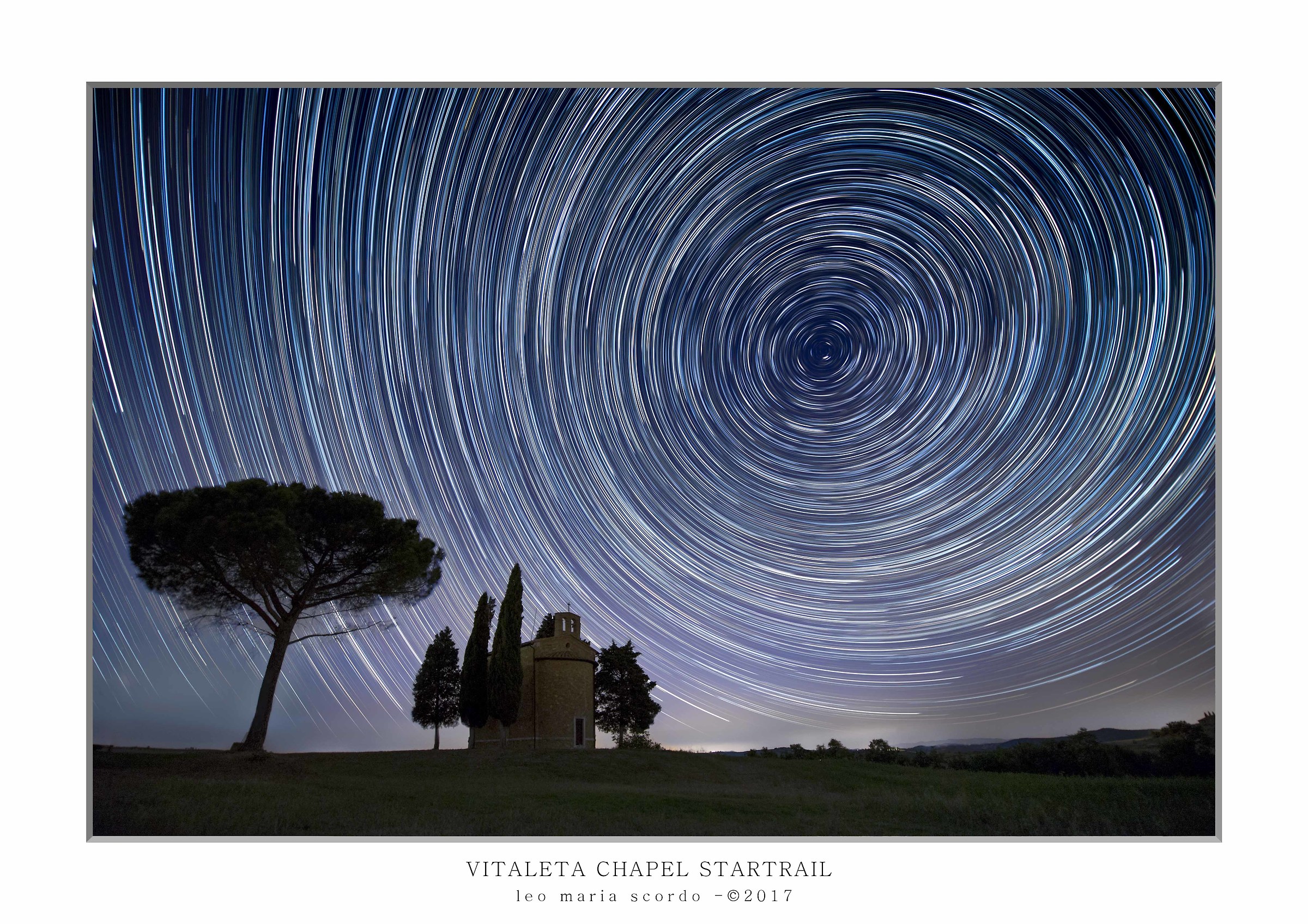 Vitaleta chapel startrail