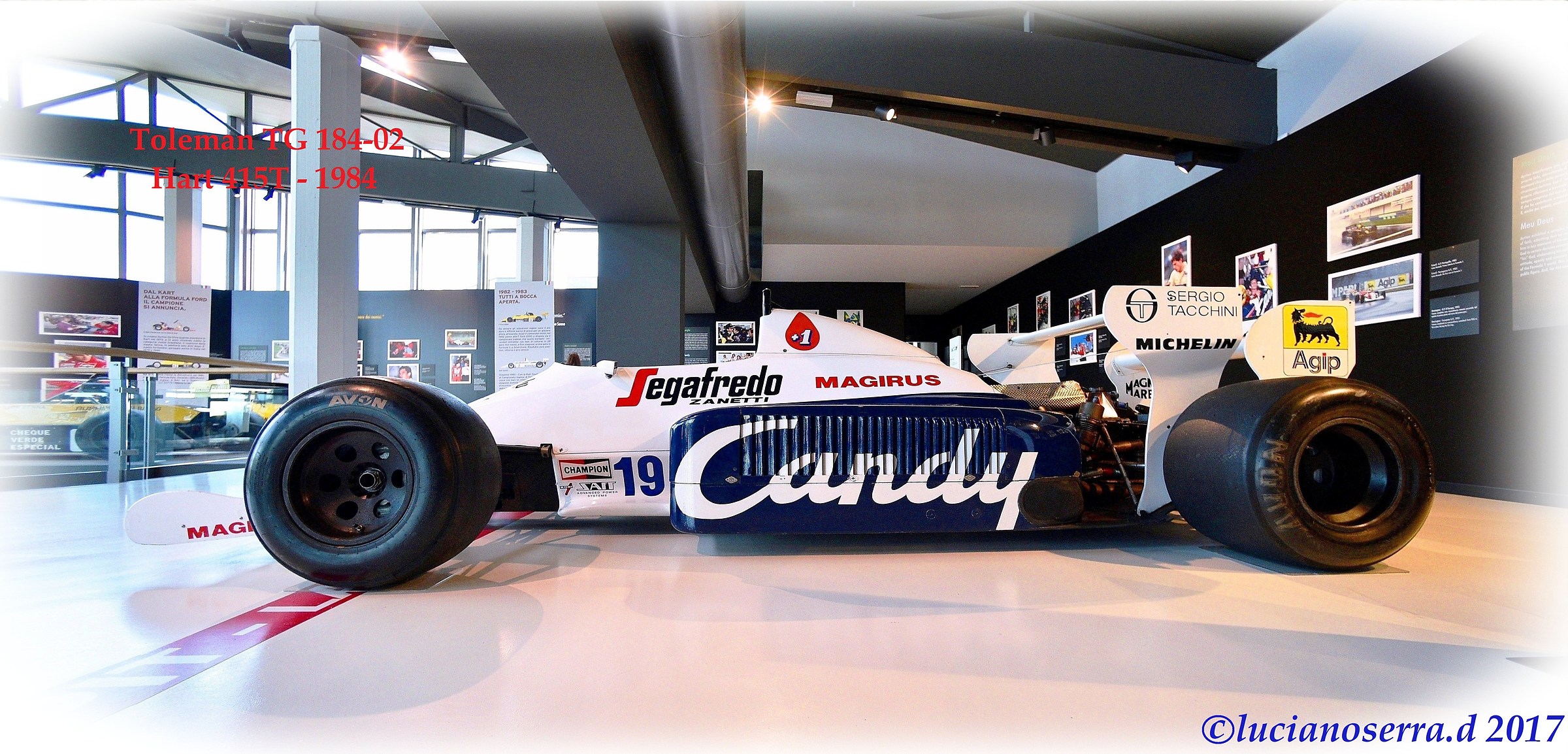 Toleman TG 184-02 a motore Hart 415 T - 1984