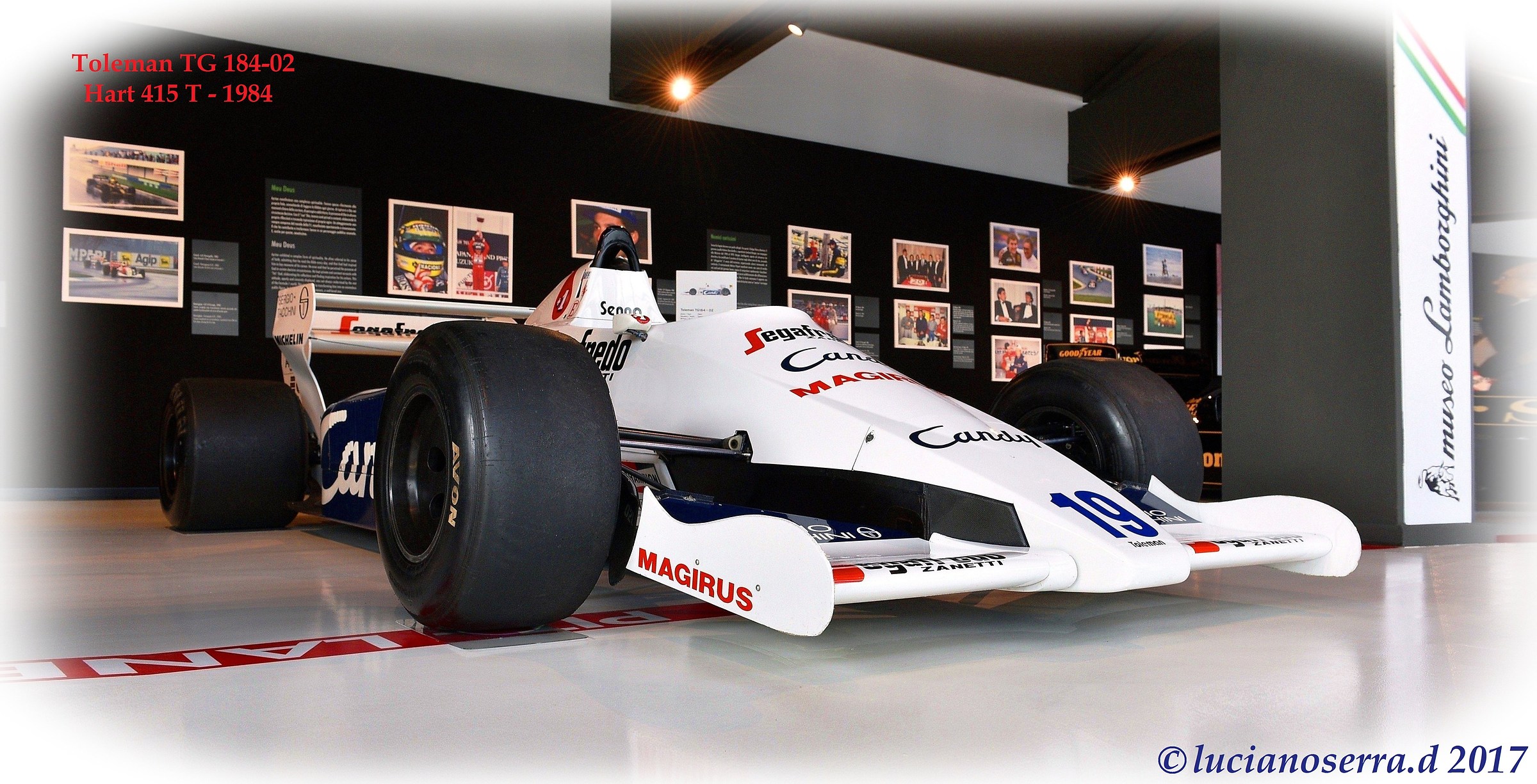 Toleman TG 184-02 a motore Hart 415 T - 1984
