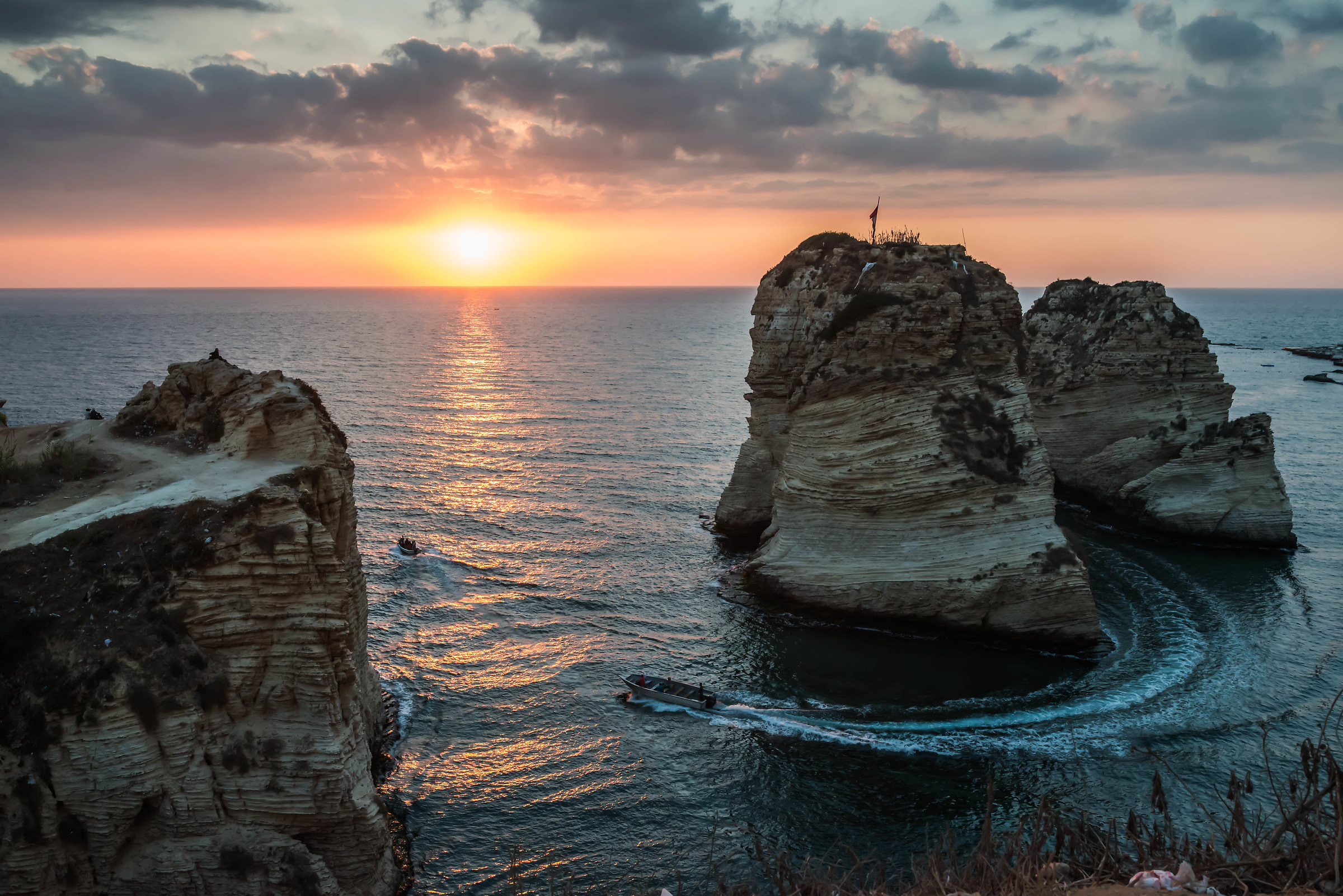 Tramonto a Al Raoushe