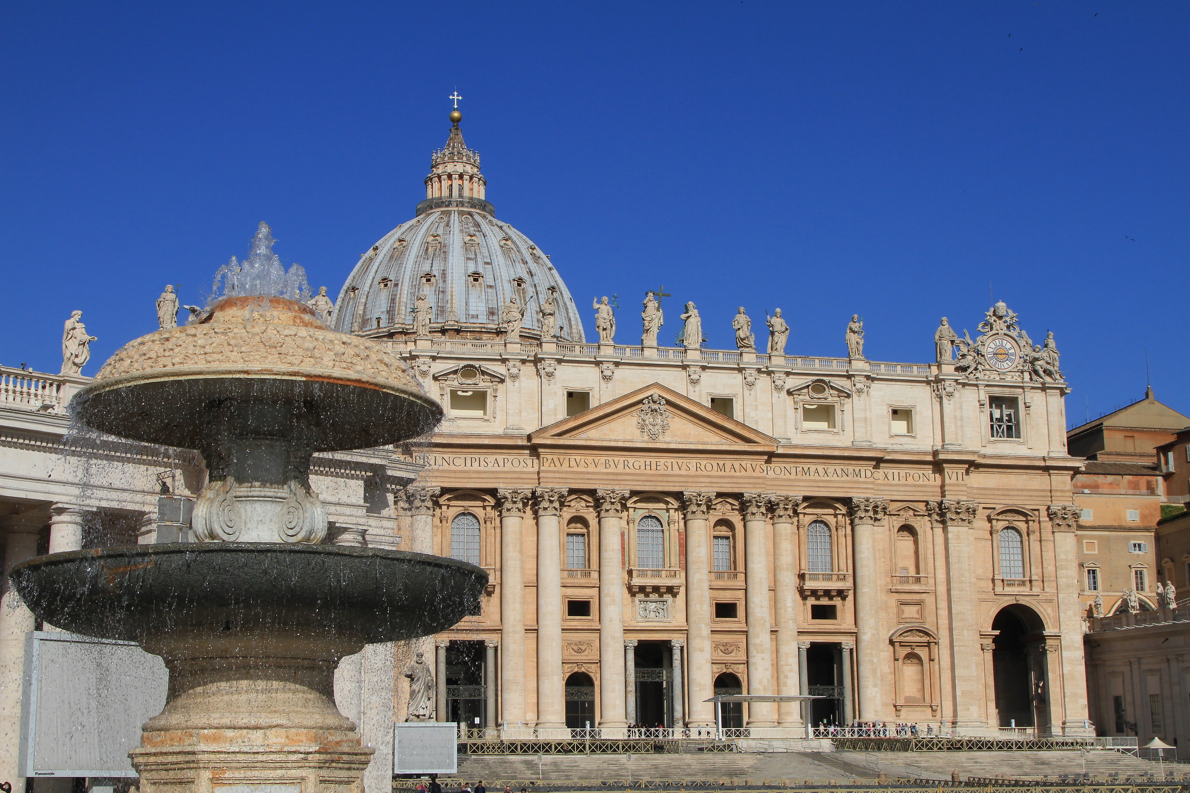Fountain and St. Peter's Basilica