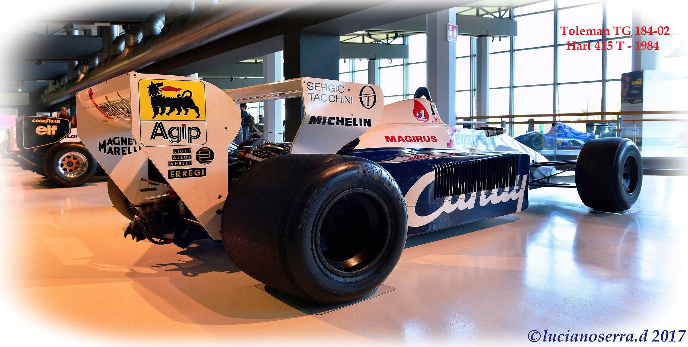 Toleman TG 184-02 a motore Hart 415 T - 1984