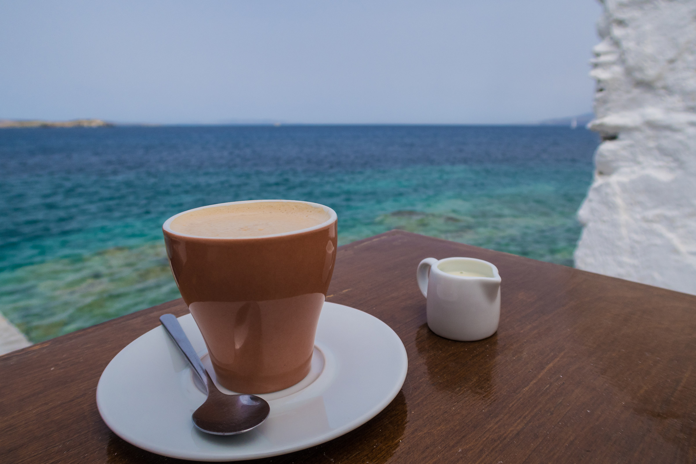 Breakfast on the sea